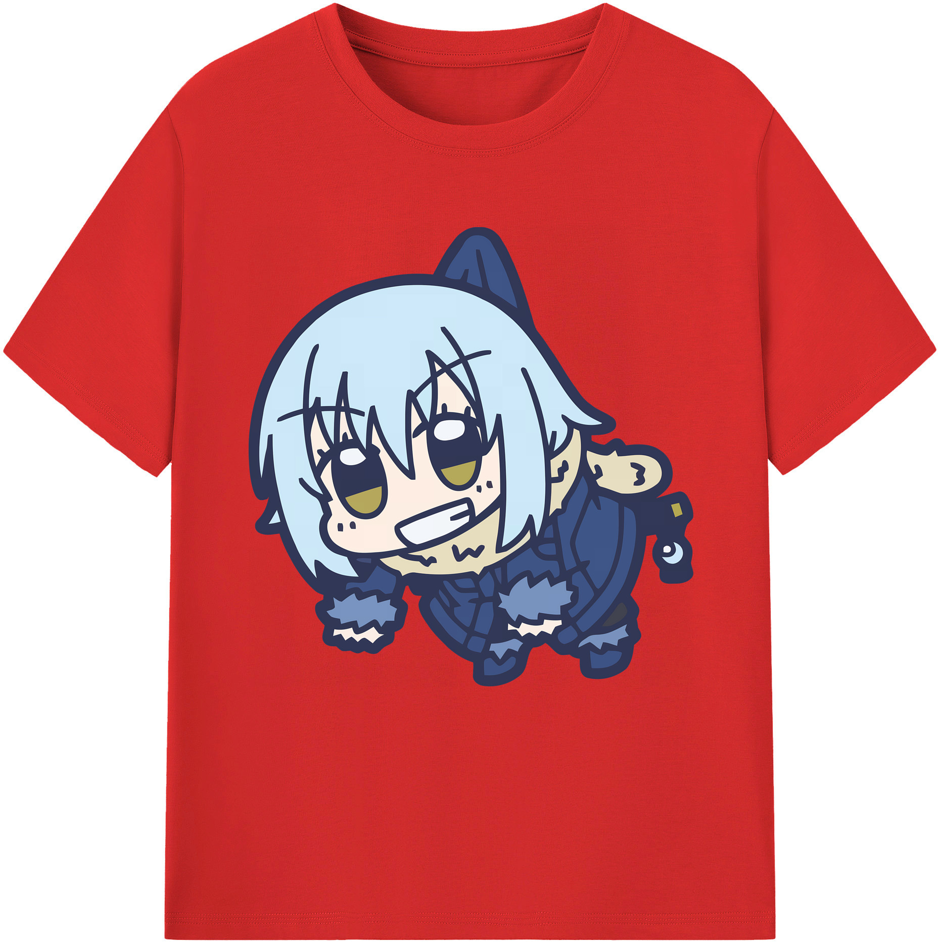 （画像用） 転スラ Regarding Reincarnated to Slime 綿100％半袖Tシャツ（フロントプリント）