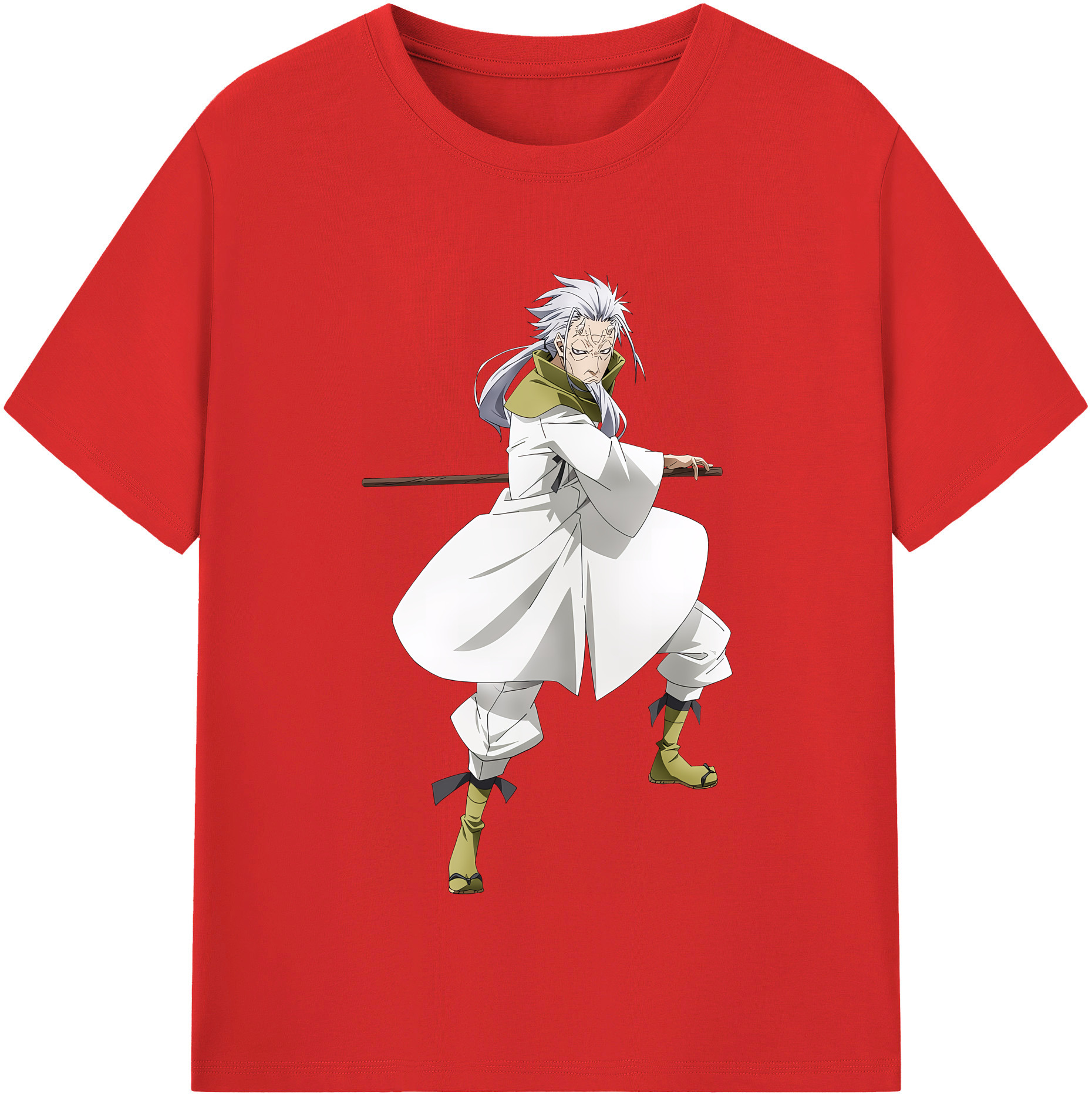 （画像用） 転スラ Regarding Reincarnated to Slime 綿100％半袖Tシャツ（フロントプリント）