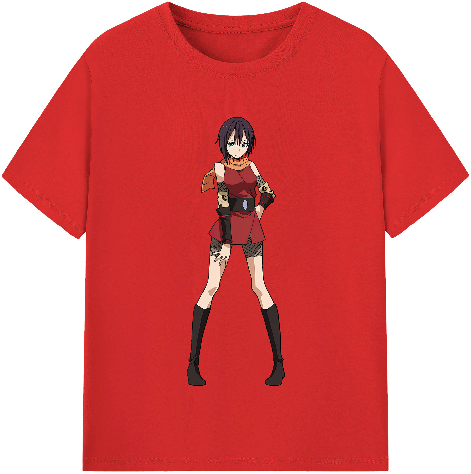 （画像用） 転スラ Regarding Reincarnated to Slime 綿100％半袖Tシャツ（フロントプリント）