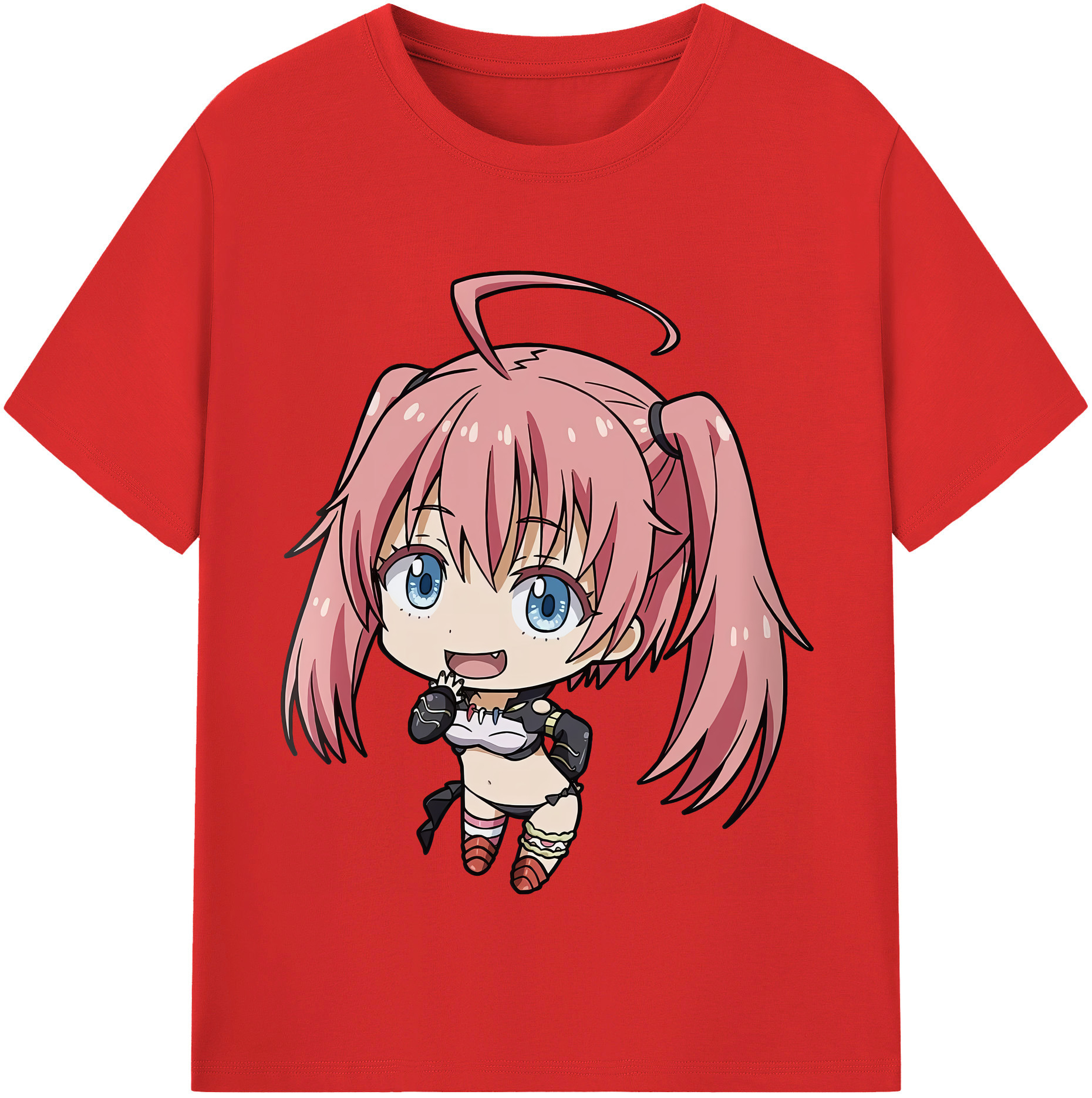 （画像用） 転スラ Regarding Reincarnated to Slime 綿100％半袖Tシャツ（フロントプリント）