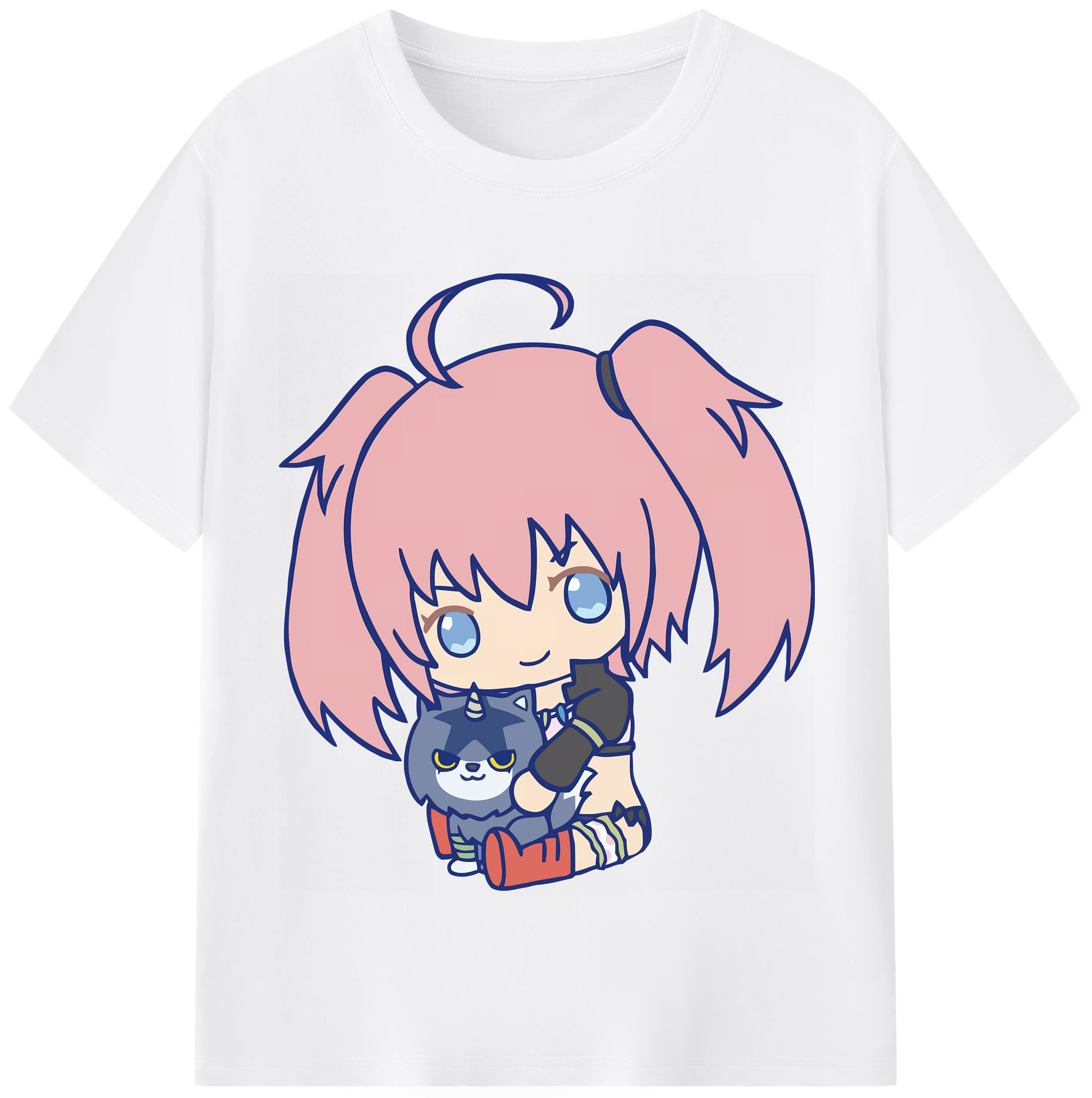 （画像用） 転スラ Regarding Reincarnated to Slime 綿100％半袖Tシャツ（フロントプリント）