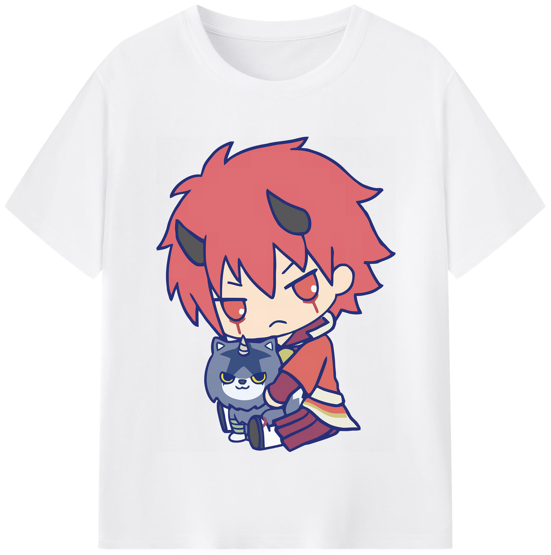 （画像用） 転スラ Regarding Reincarnated to Slime 綿100％半袖Tシャツ（フロントプリント）