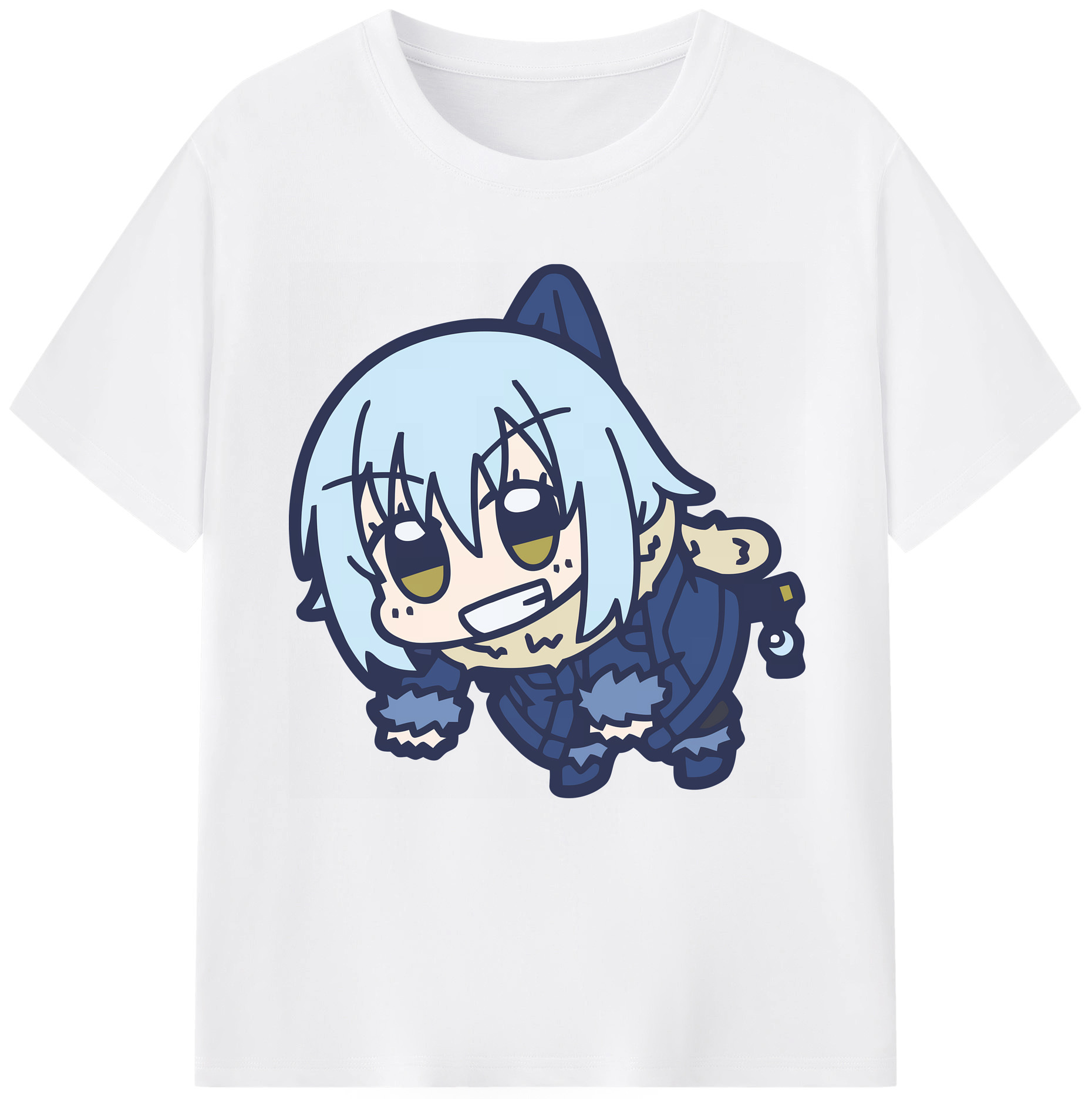 （画像用） 転スラ Regarding Reincarnated to Slime 綿100％半袖Tシャツ（フロントプリント）