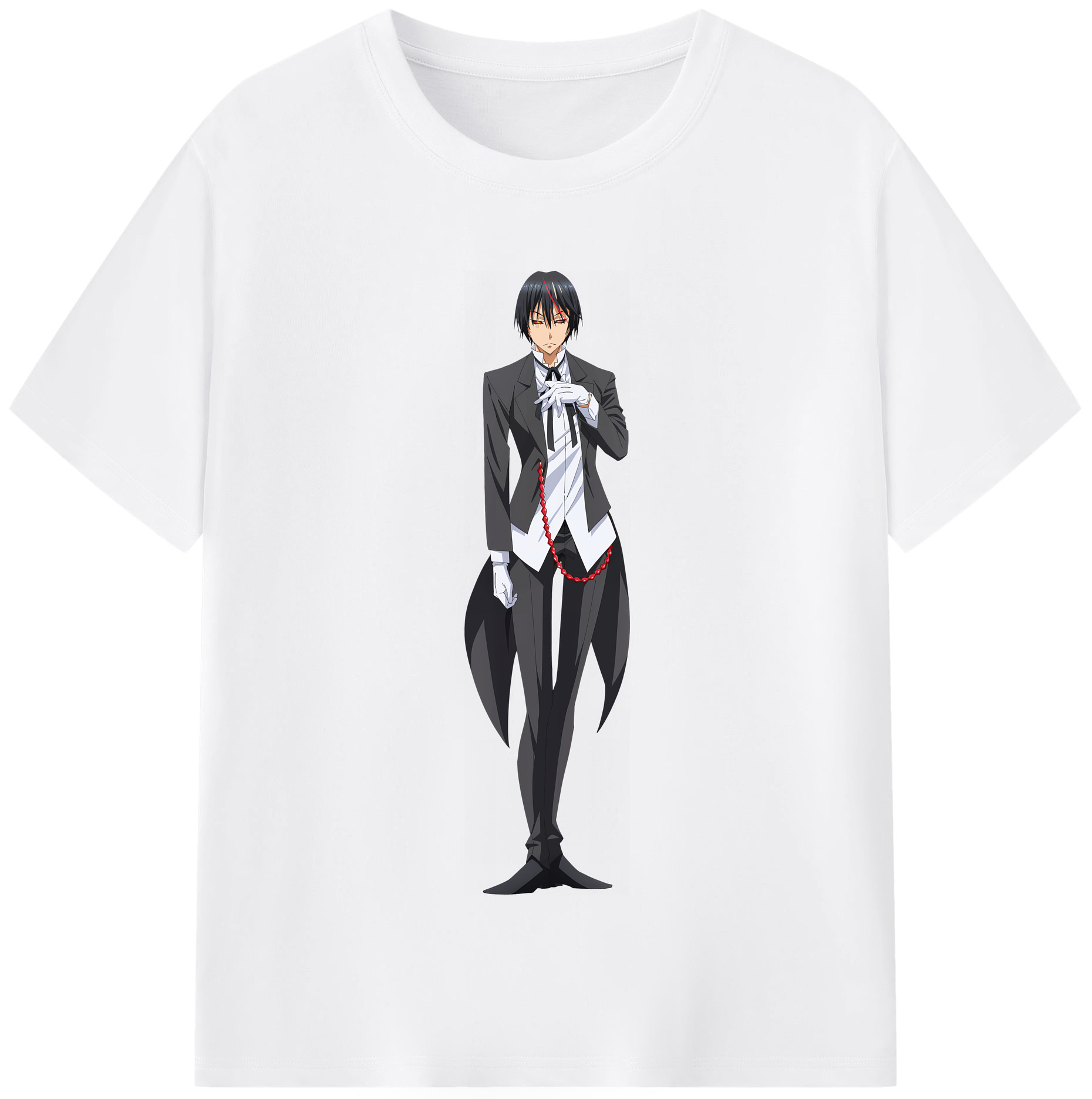（画像用） 転スラ Regarding Reincarnated to Slime 綿100％半袖Tシャツ（フロントプリント）