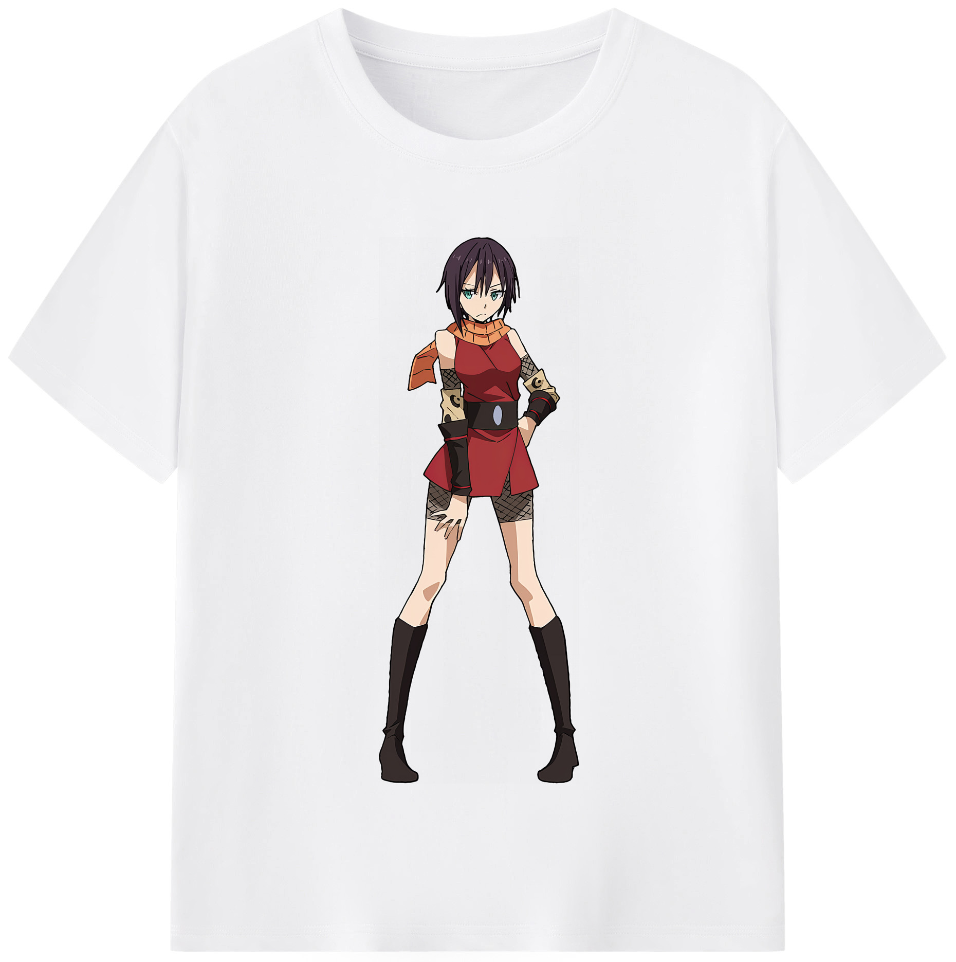 （画像用） 転スラ Regarding Reincarnated to Slime 綿100％半袖Tシャツ（フロントプリント）