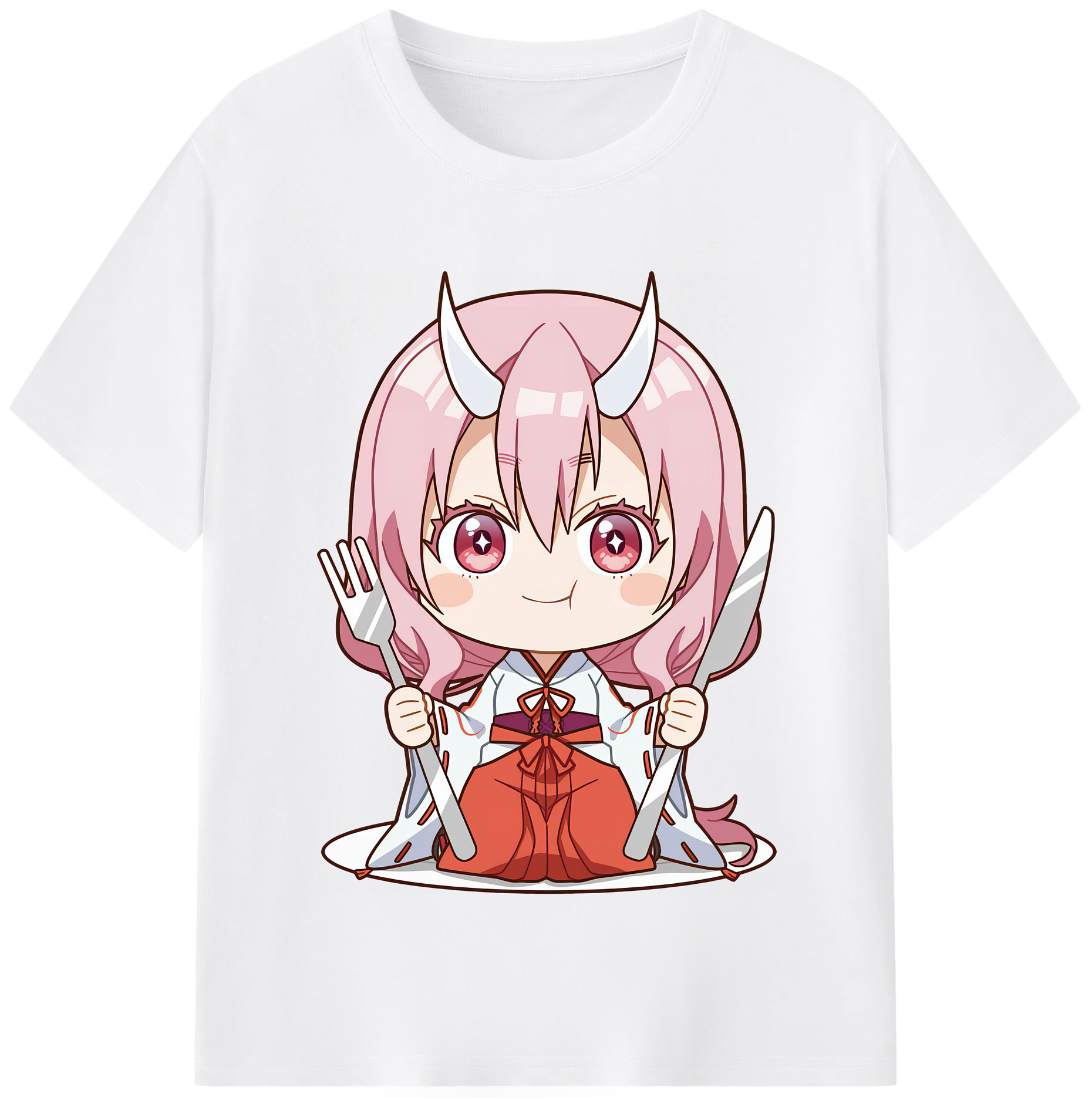 （画像用） 転スラ Regarding Reincarnated to Slime 綿100％半袖Tシャツ（フロントプリント）