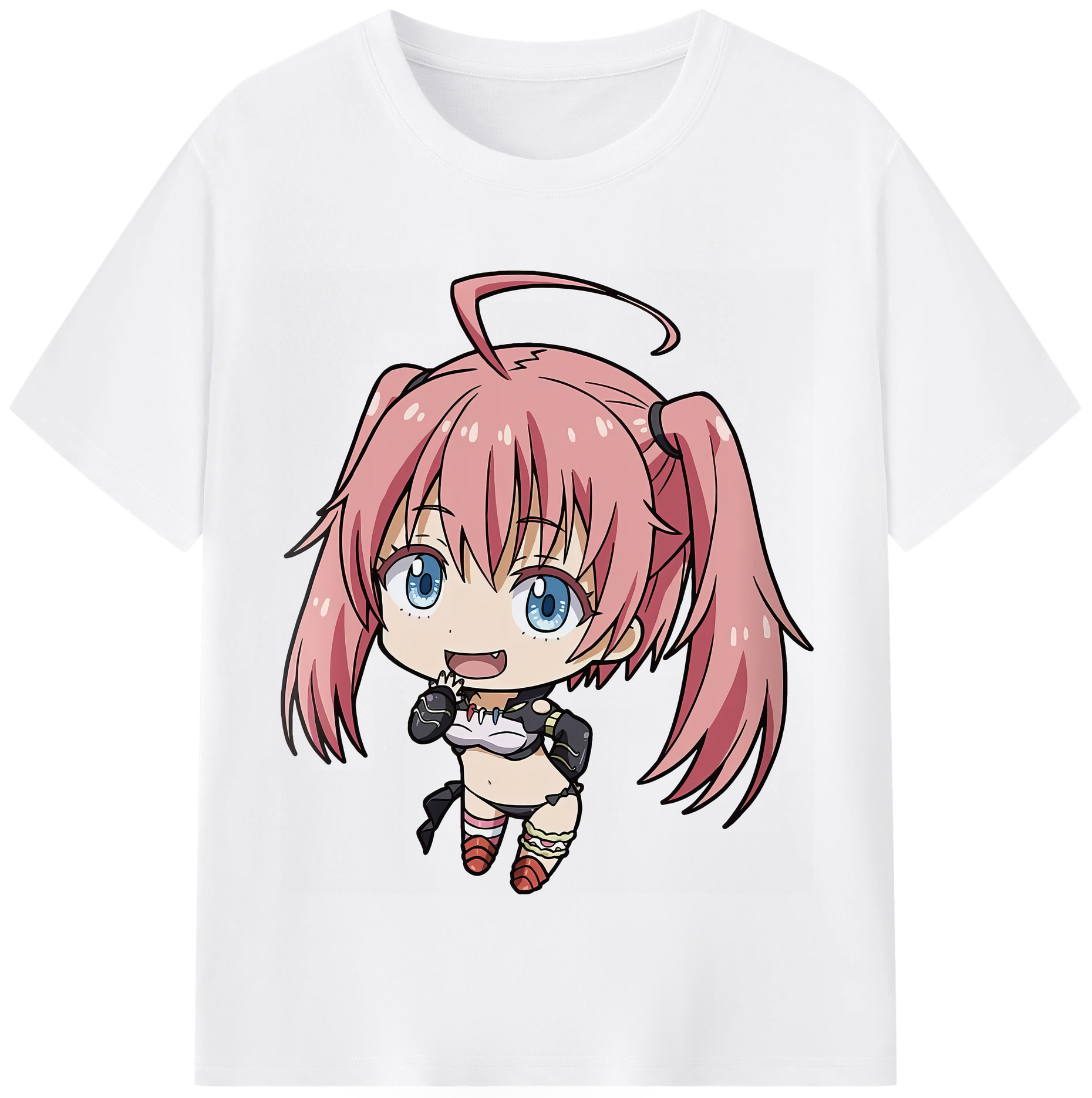 （画像用） 転スラ Regarding Reincarnated to Slime 綿100％半袖Tシャツ（フロントプリント）