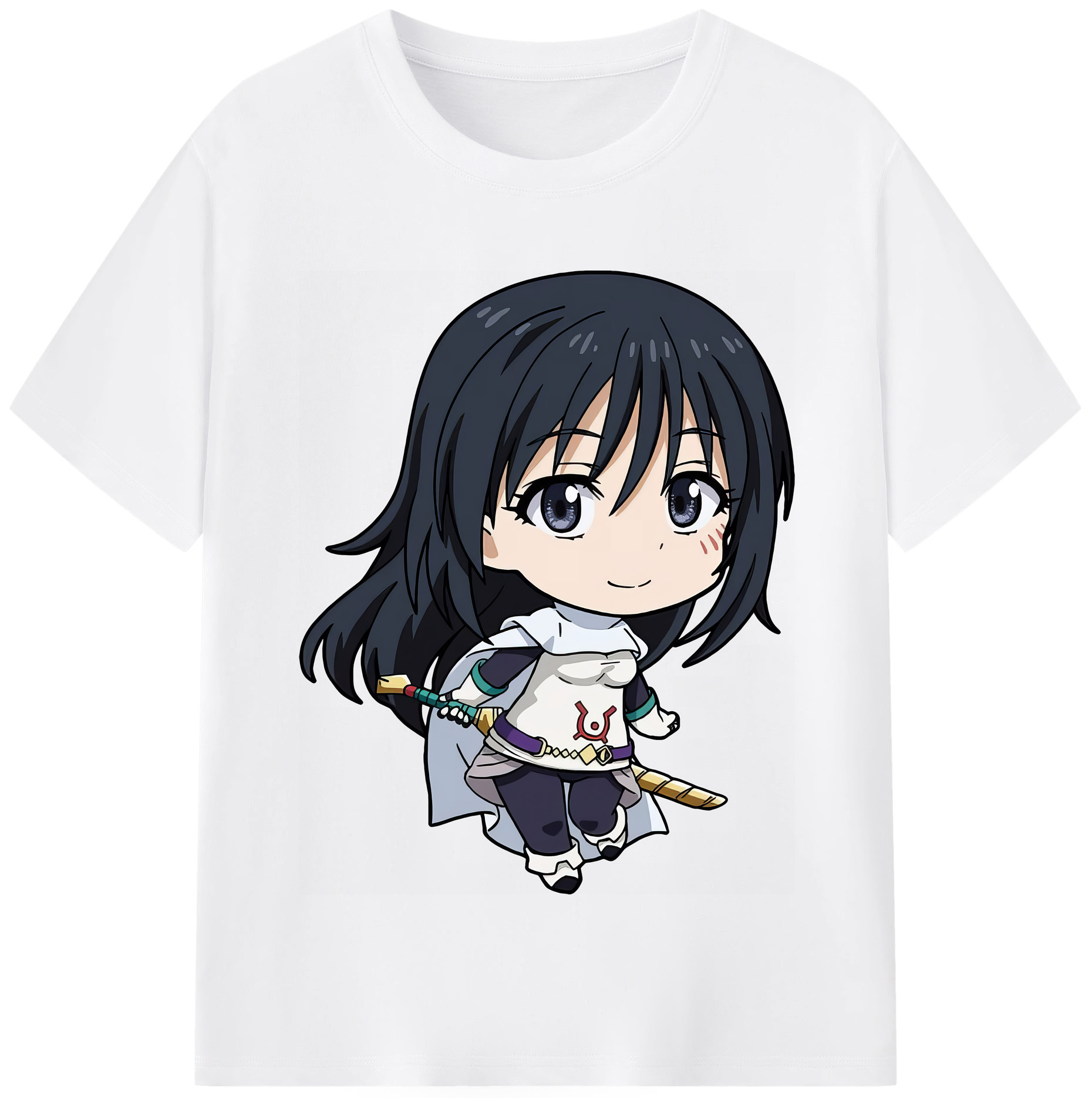 （画像用） 転スラ Regarding Reincarnated to Slime 綿100％半袖Tシャツ（フロントプリント）