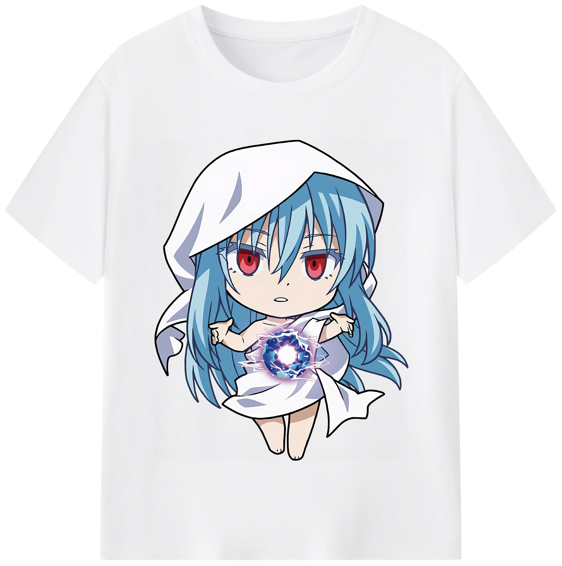 （画像用） 転スラ Regarding Reincarnated to Slime 綿100％半袖Tシャツ（フロントプリント）