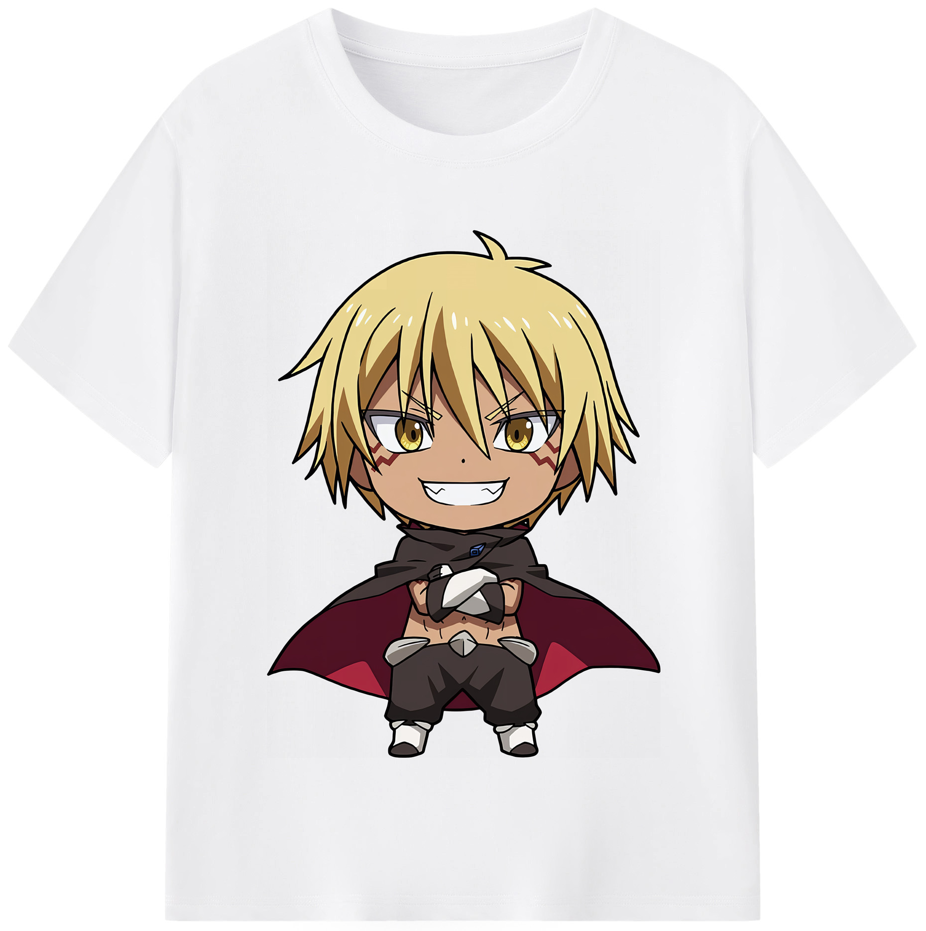 （画像用） 転スラ Regarding Reincarnated to Slime 綿100％半袖Tシャツ（フロントプリント）