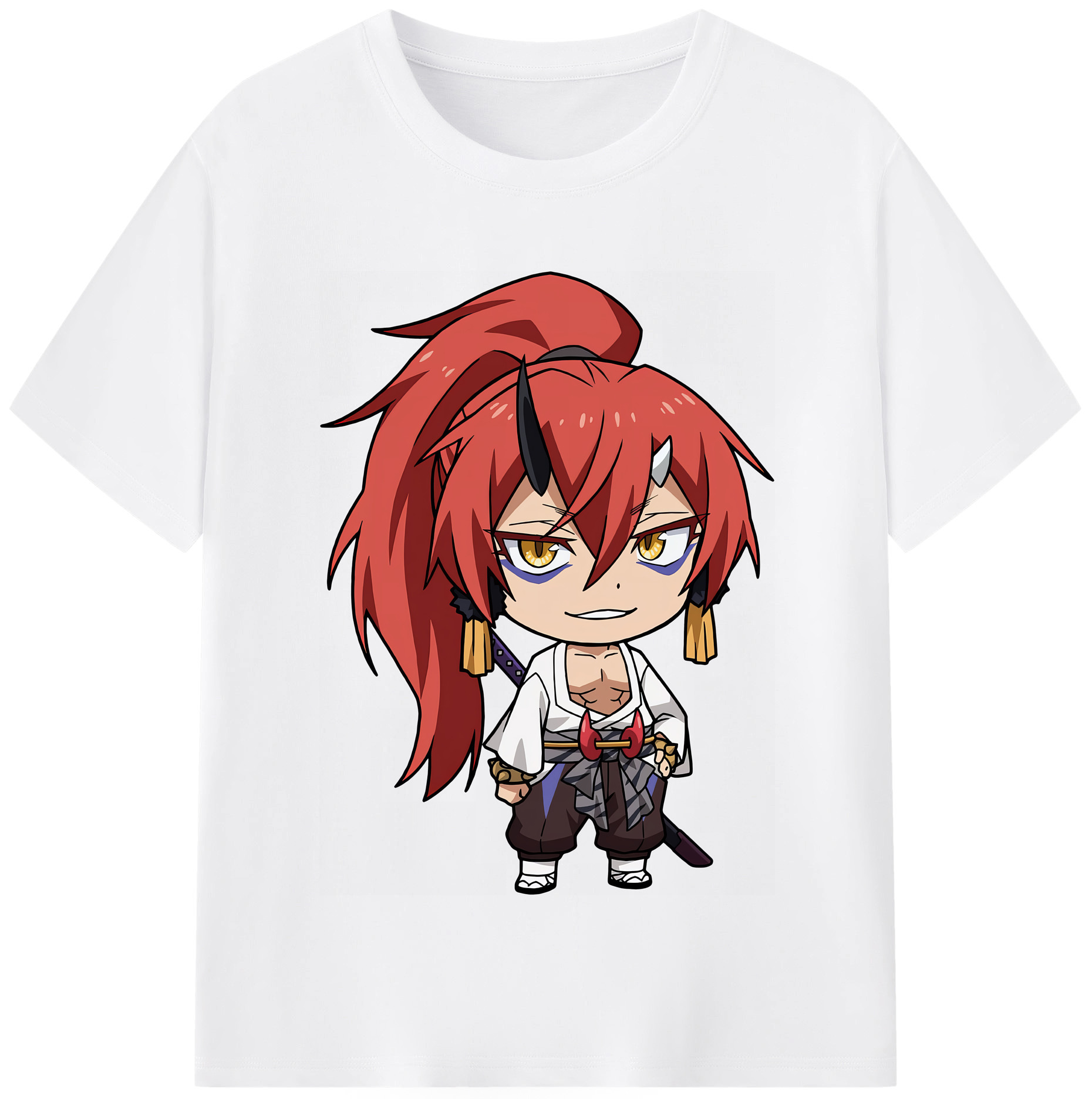 （画像用） 転スラ Regarding Reincarnated to Slime 綿100％半袖Tシャツ（フロントプリント）