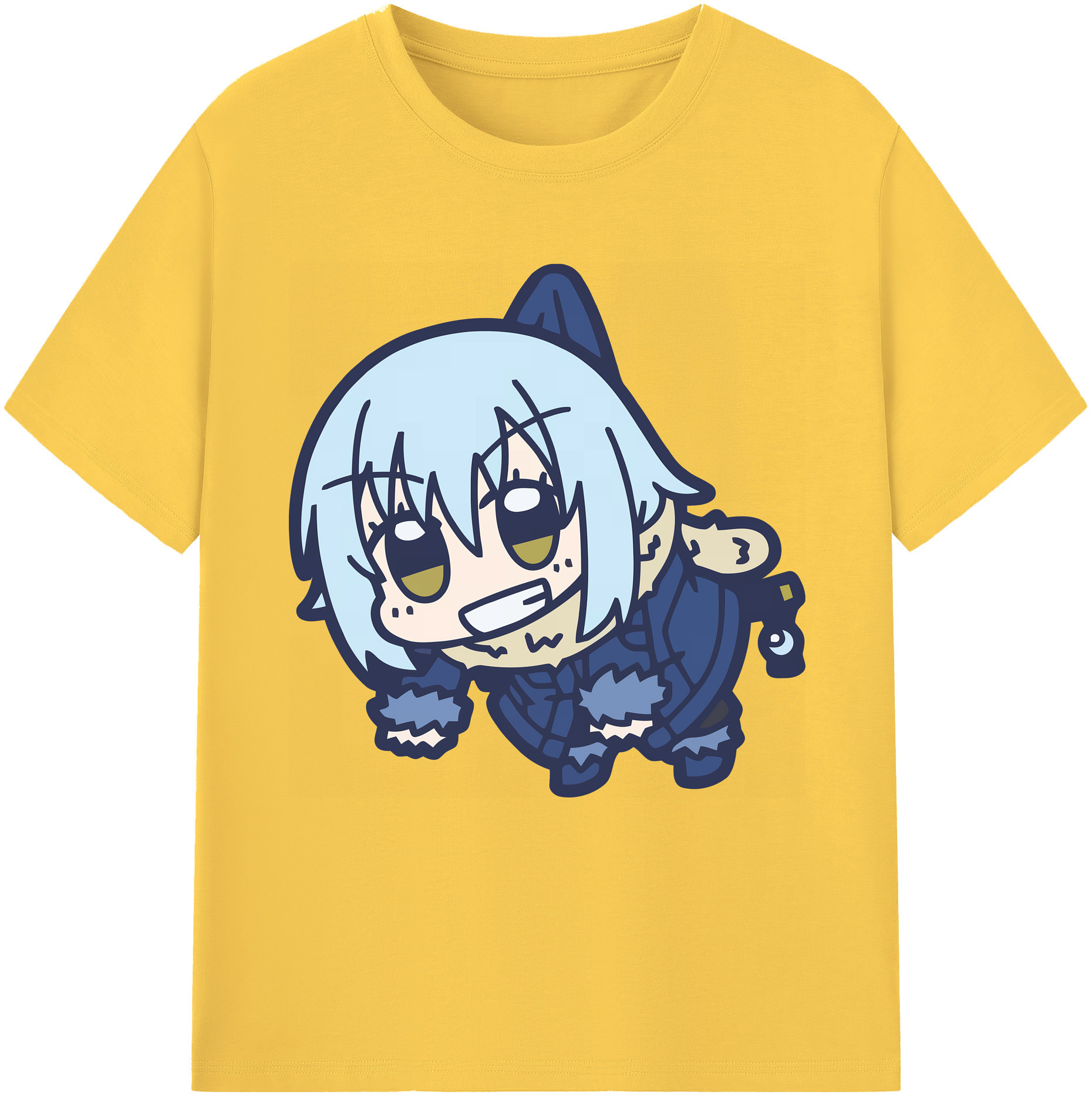 （画像用） 転スラ Regarding Reincarnated to Slime 綿100％半袖Tシャツ（フロントプリント）