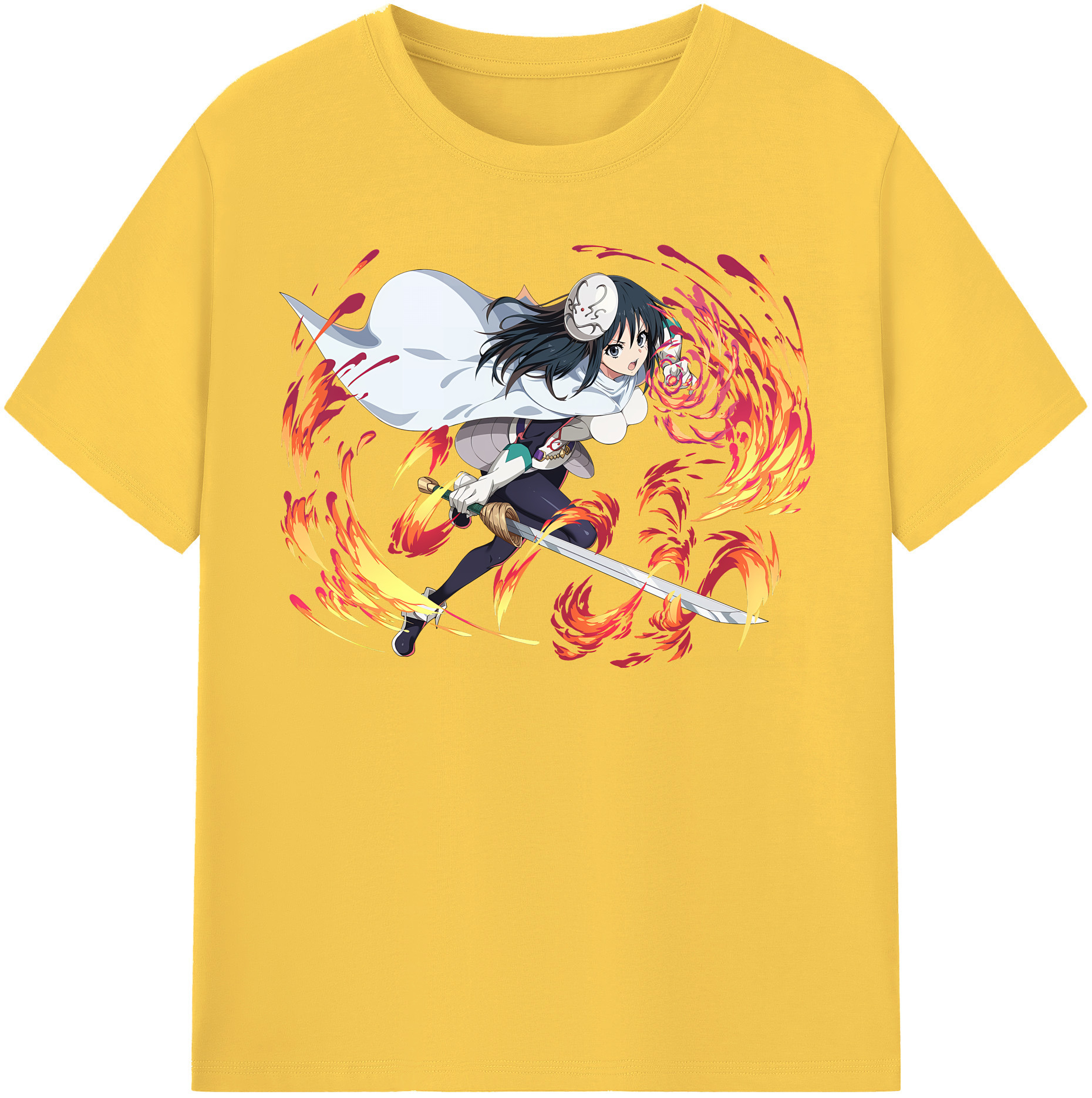 （画像用） 転スラ Regarding Reincarnated to Slime 綿100％半袖Tシャツ（フロントプリント）