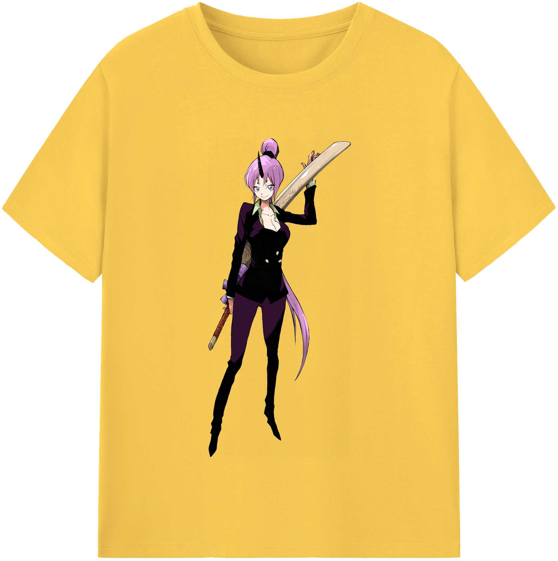 （画像用） 転スラ Regarding Reincarnated to Slime 綿100％半袖Tシャツ（フロントプリント）