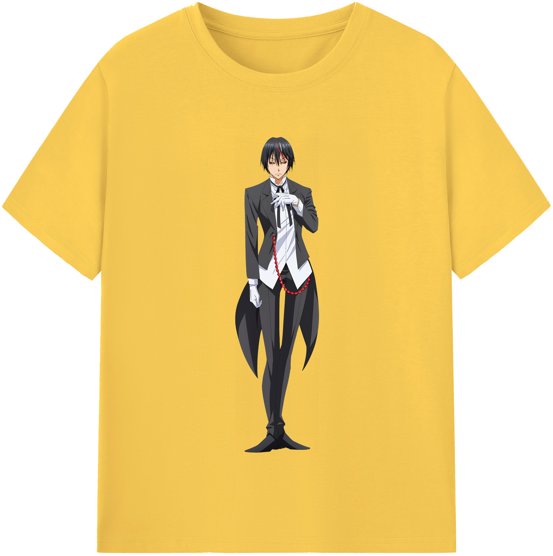 （画像用） 転スラ Regarding Reincarnated to Slime 綿100％半袖Tシャツ（フロントプリント）