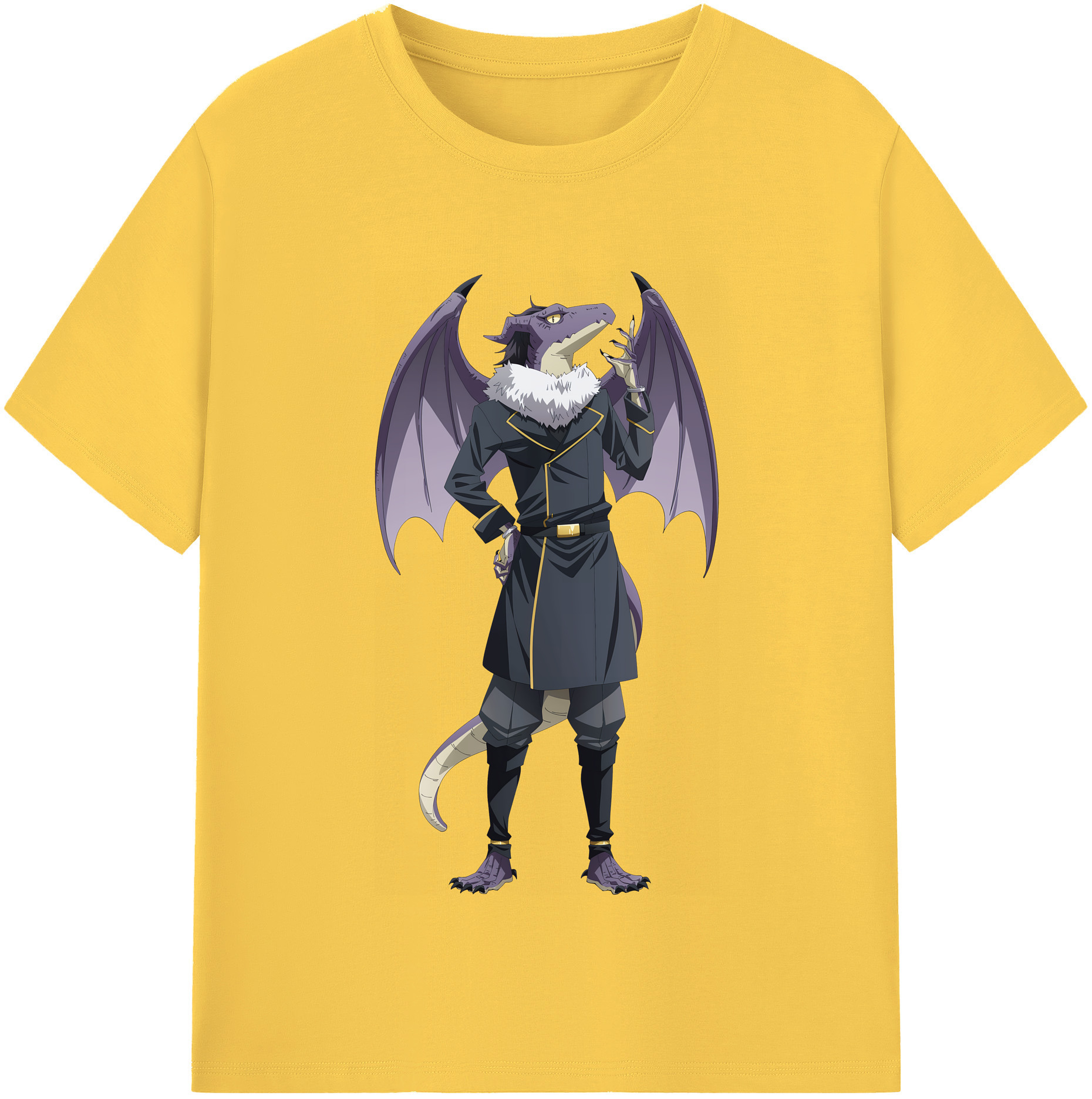 （画像用） 転スラ Regarding Reincarnated to Slime 綿100％半袖Tシャツ（フロントプリント）