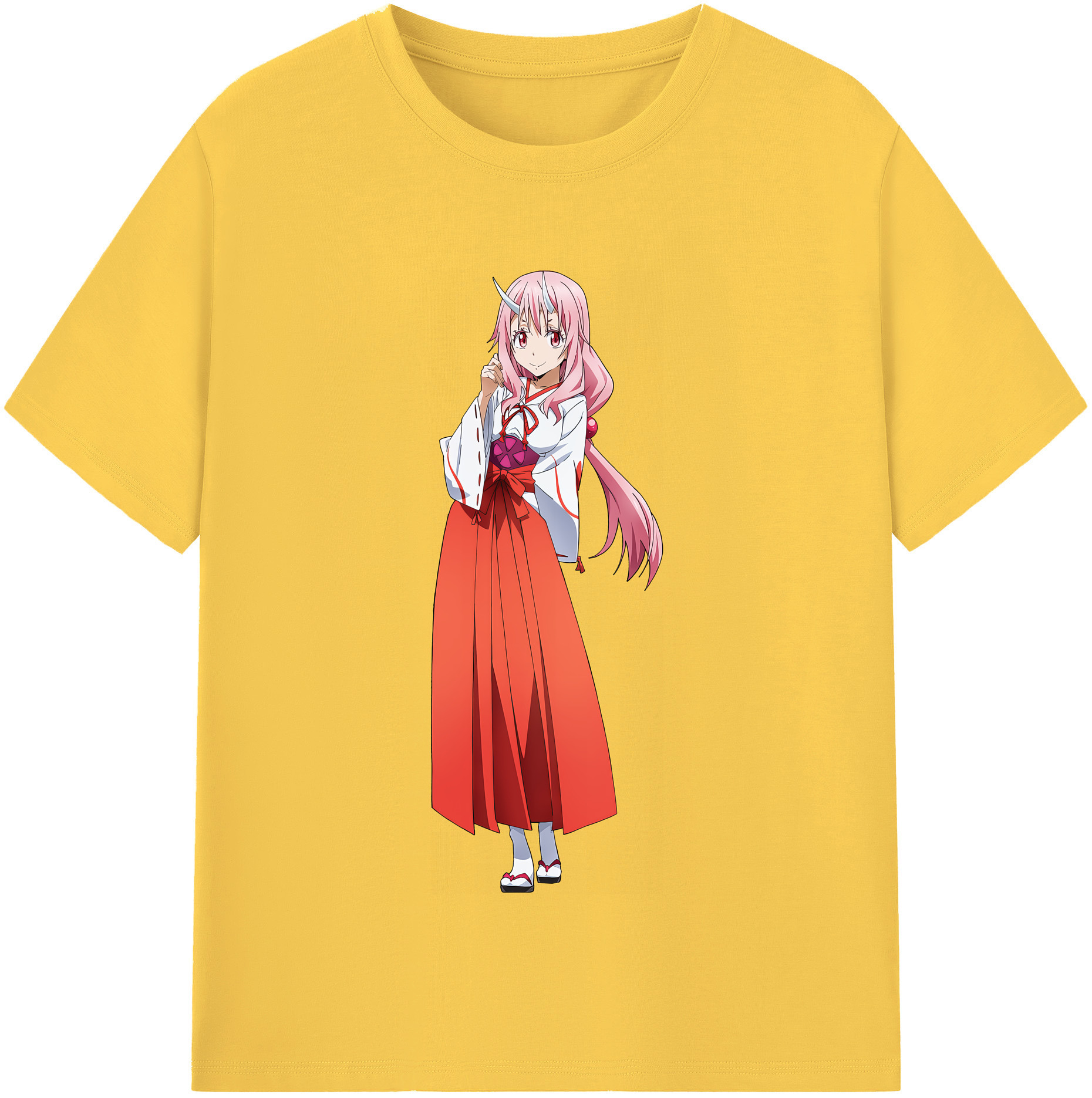 （画像用） 転スラ Regarding Reincarnated to Slime 綿100％半袖Tシャツ（フロントプリント）