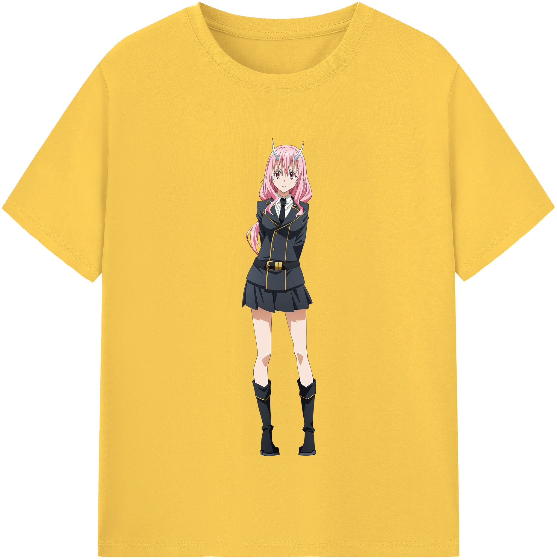 （画像用） 転スラ Regarding Reincarnated to Slime 綿100％半袖Tシャツ（フロントプリント）
