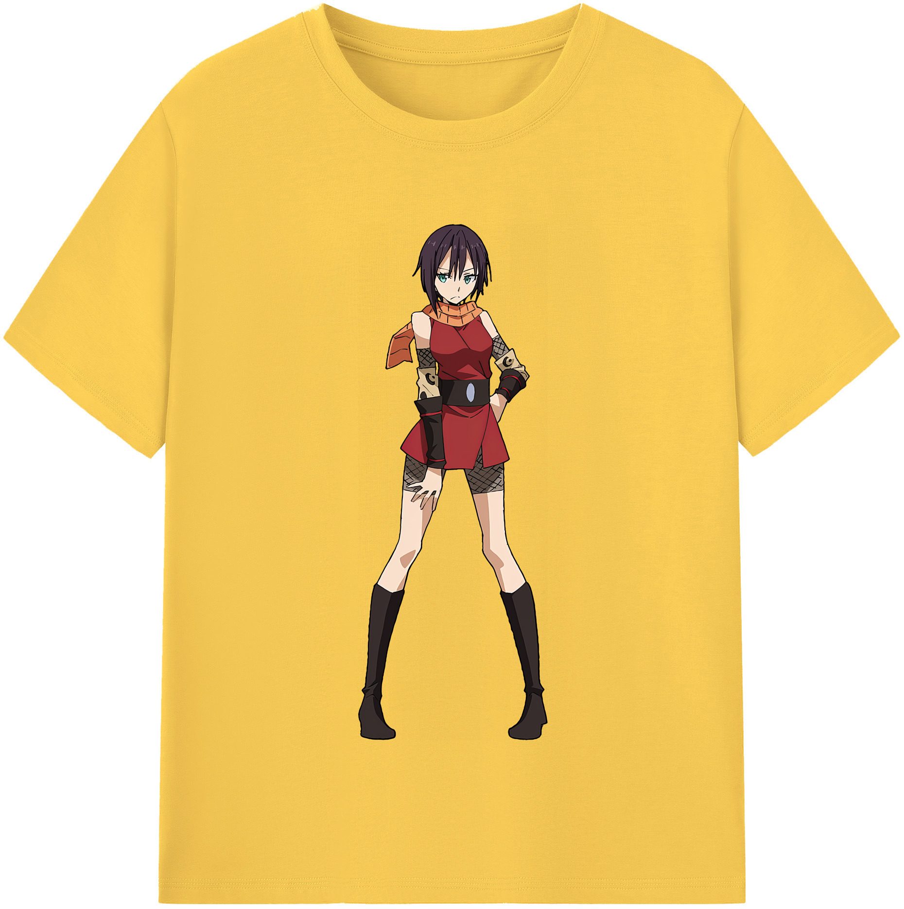 （画像用） 転スラ Regarding Reincarnated to Slime 綿100％半袖Tシャツ（フロントプリント）