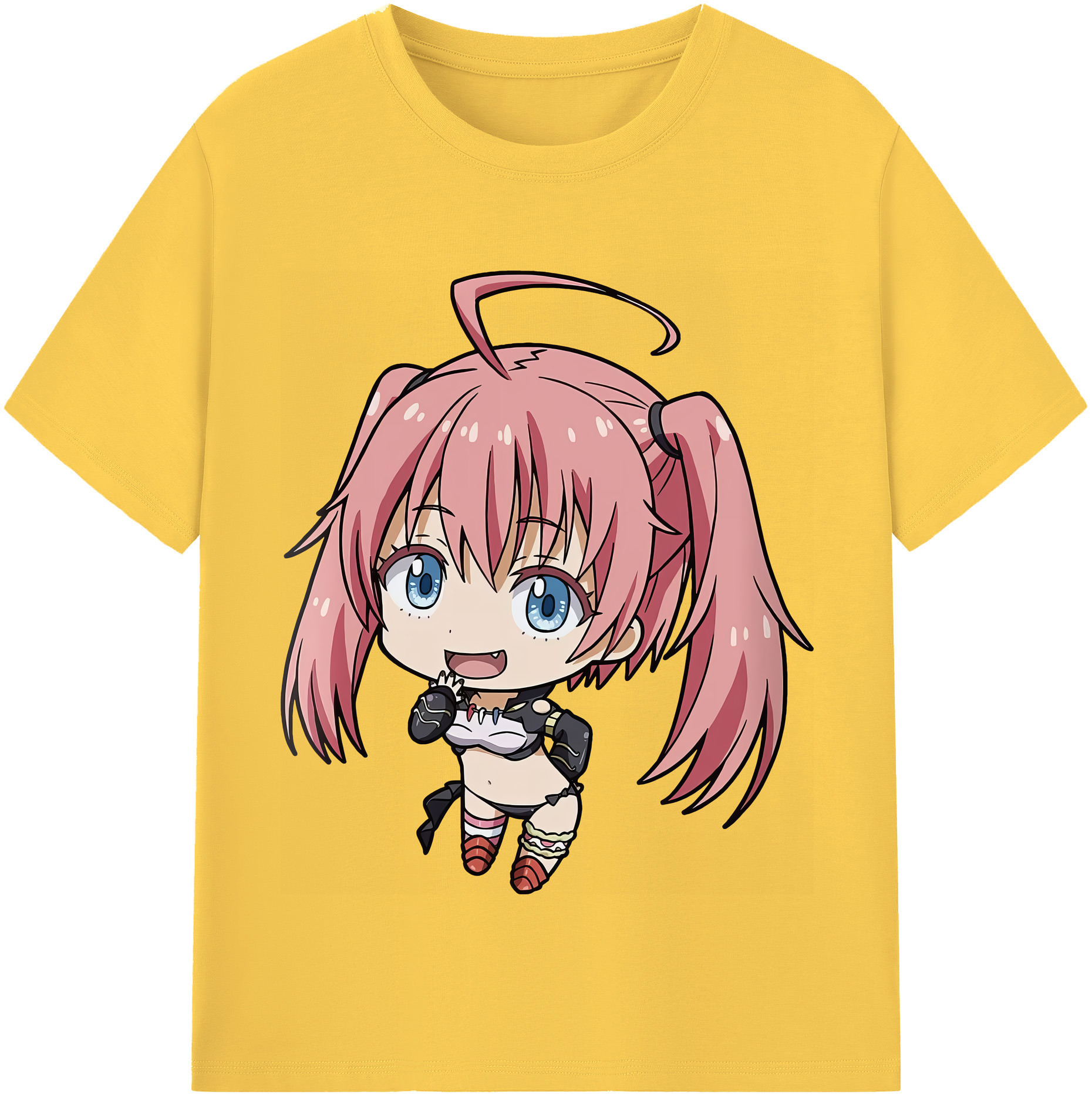 （画像用） 転スラ Regarding Reincarnated to Slime 綿100％半袖Tシャツ（フロントプリント）