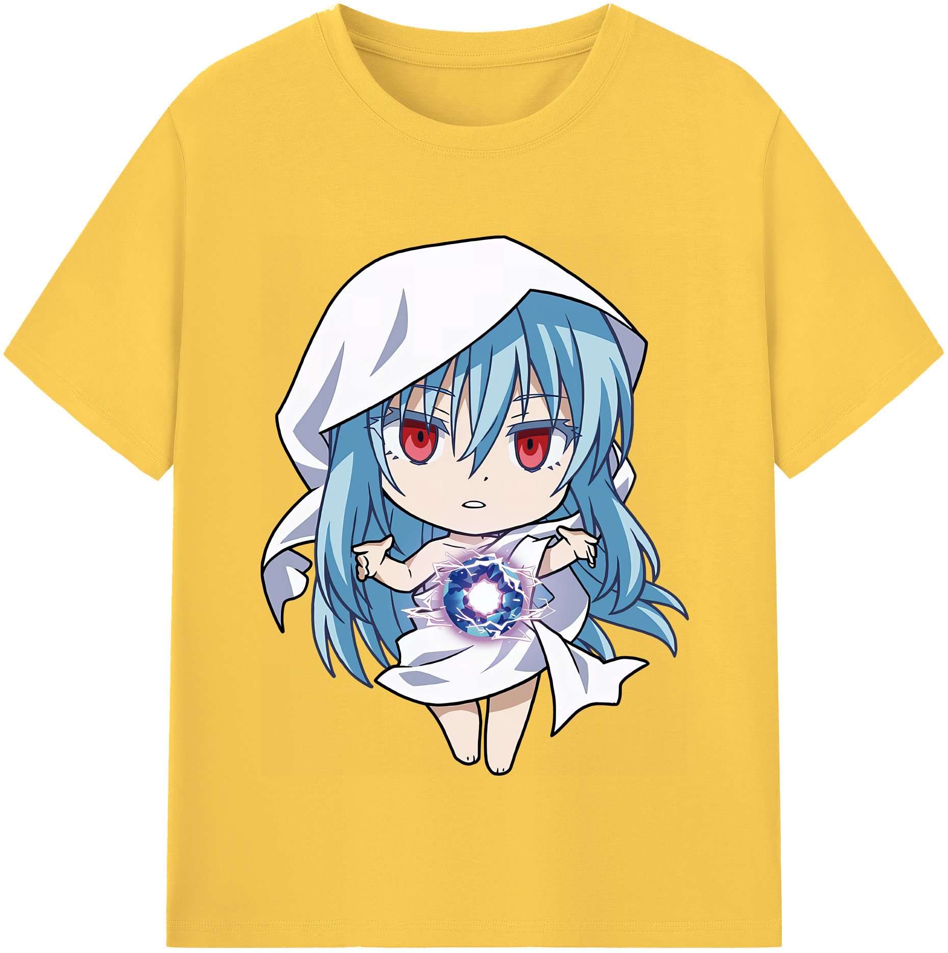 （画像用） 転スラ Regarding Reincarnated to Slime 綿100％半袖Tシャツ（フロントプリント）