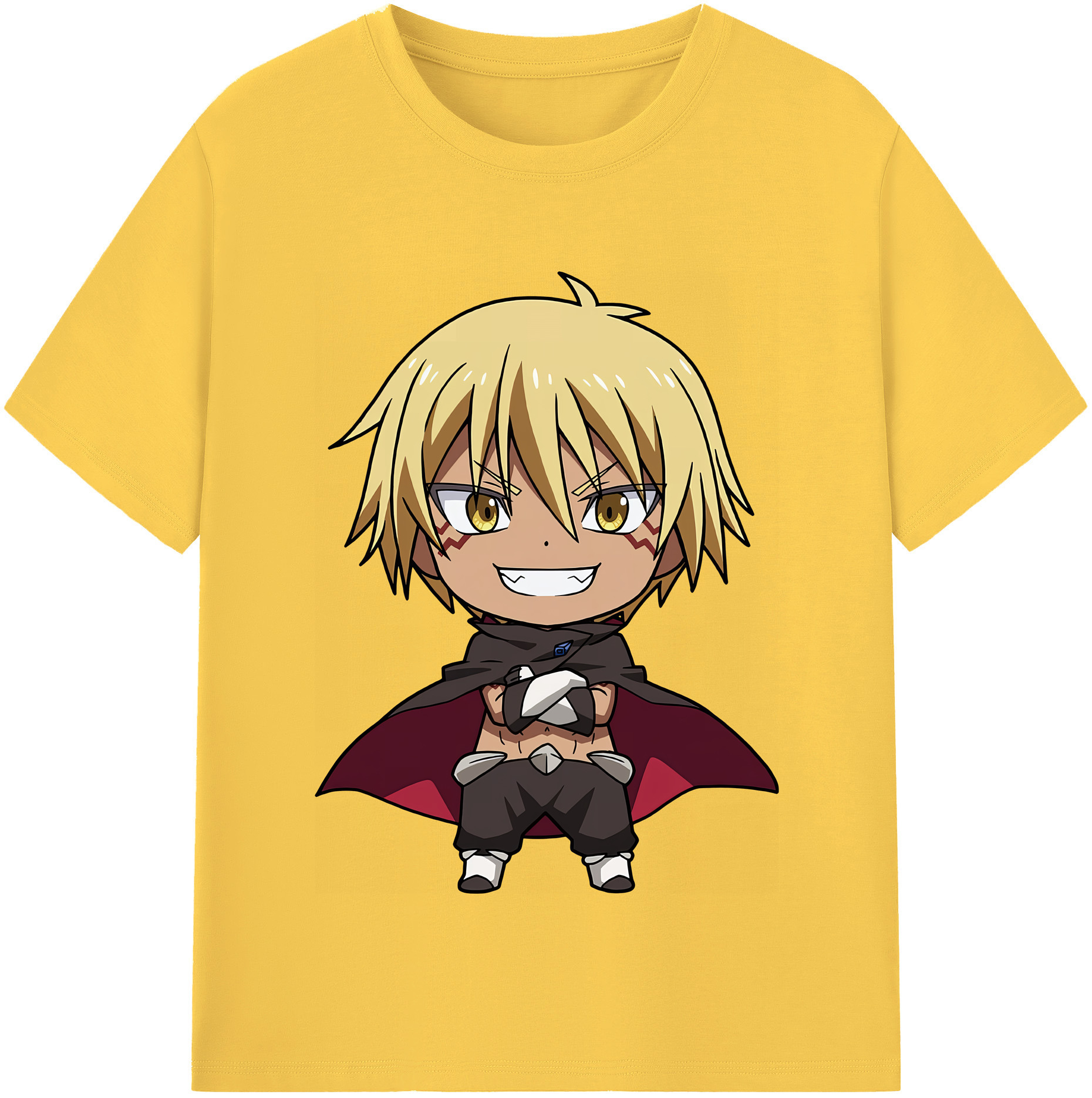 （画像用） 転スラ Regarding Reincarnated to Slime 綿100％半袖Tシャツ（フロントプリント）