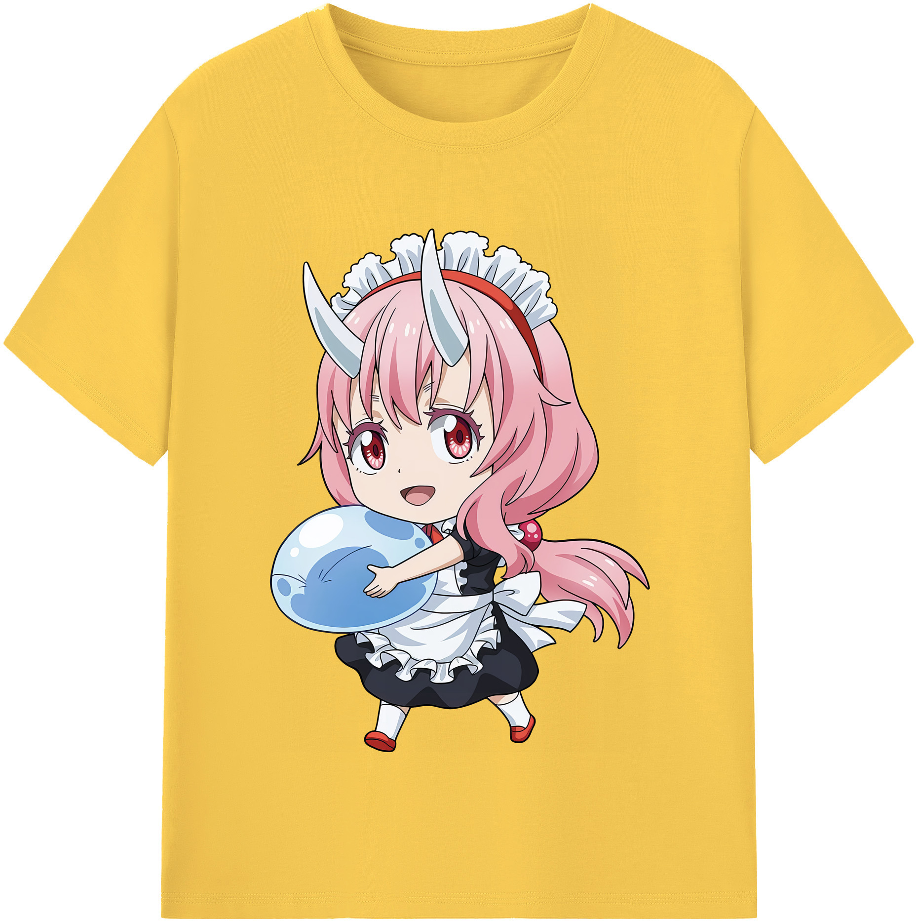 （画像用） 転スラ Regarding Reincarnated to Slime 綿100％半袖Tシャツ（フロントプリント）