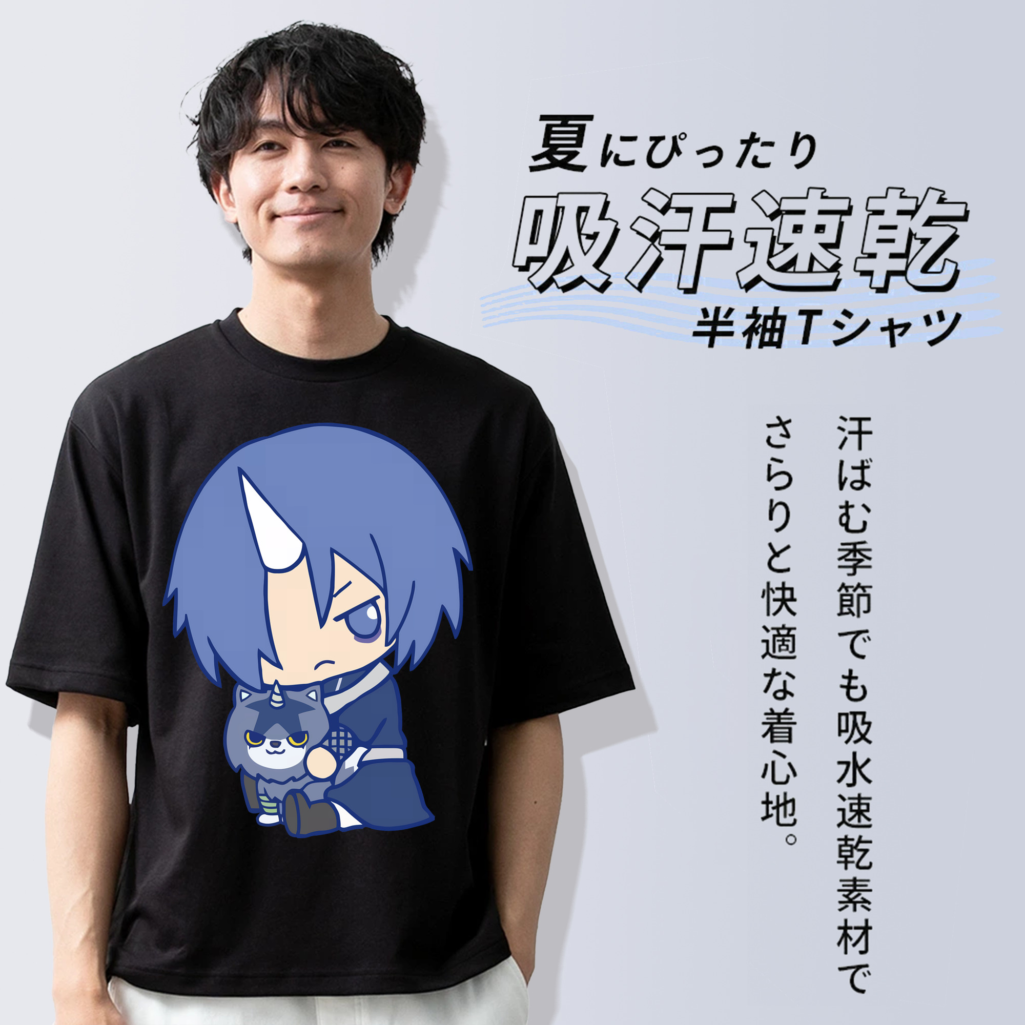 転スラ Regarding Reincarnated to Slime 綿100％半袖Tシャツ（フロントプリント）