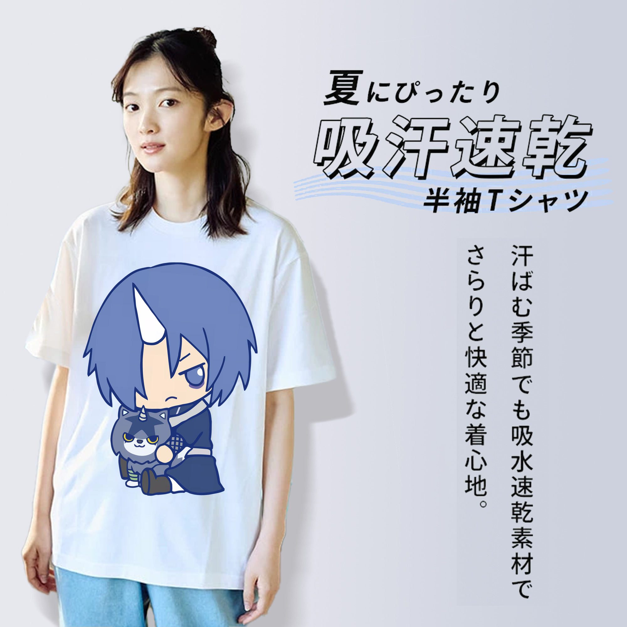 転スラ Regarding Reincarnated to Slime 綿100％半袖Tシャツ（フロントプリント）