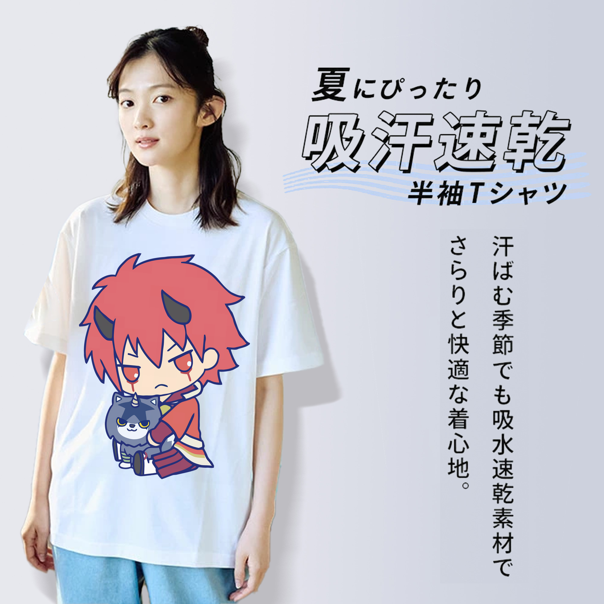 転スラ Regarding Reincarnated to Slime 綿100％半袖Tシャツ（フロントプリント）