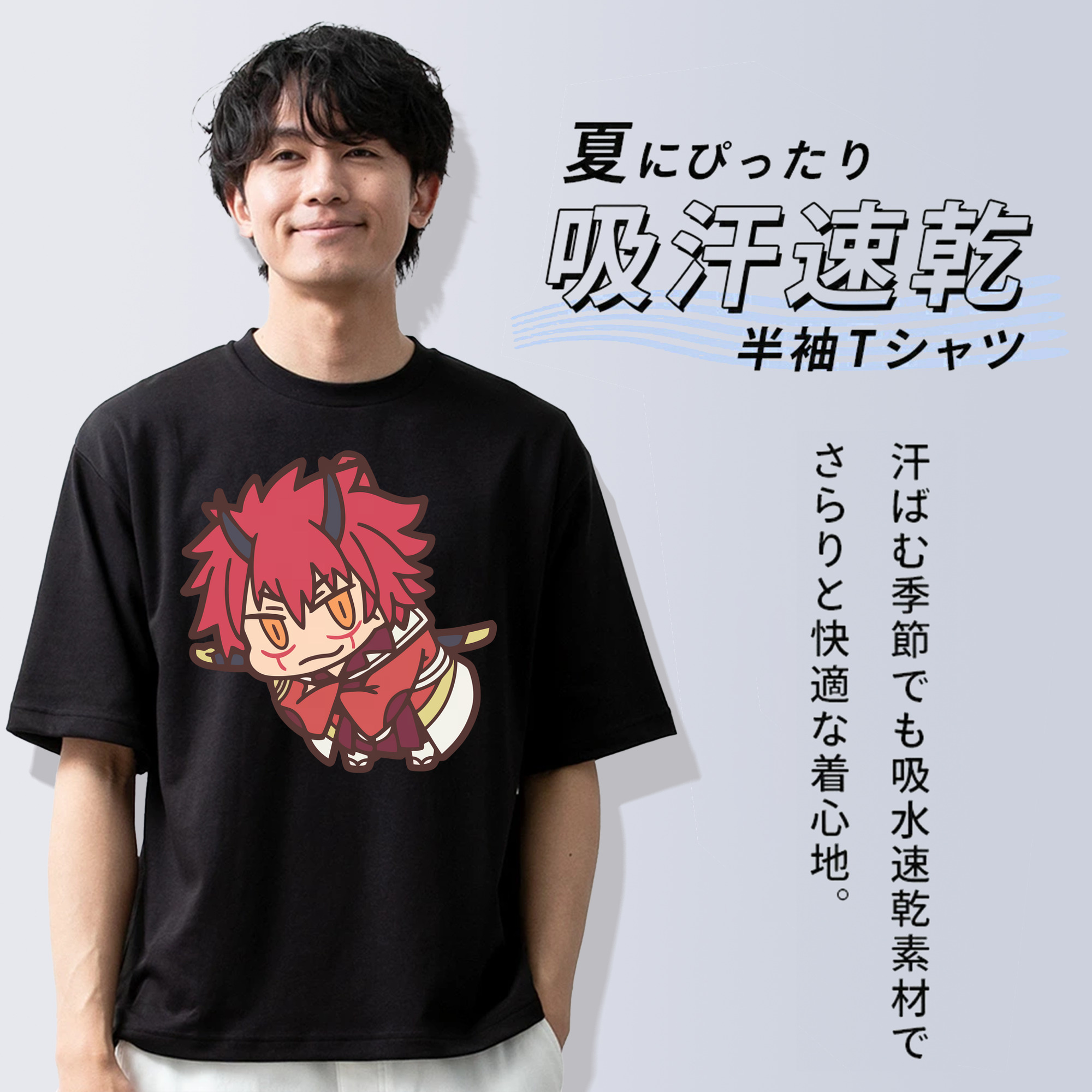 転スラ Regarding Reincarnated to Slime 綿100％半袖Tシャツ（フロントプリント）