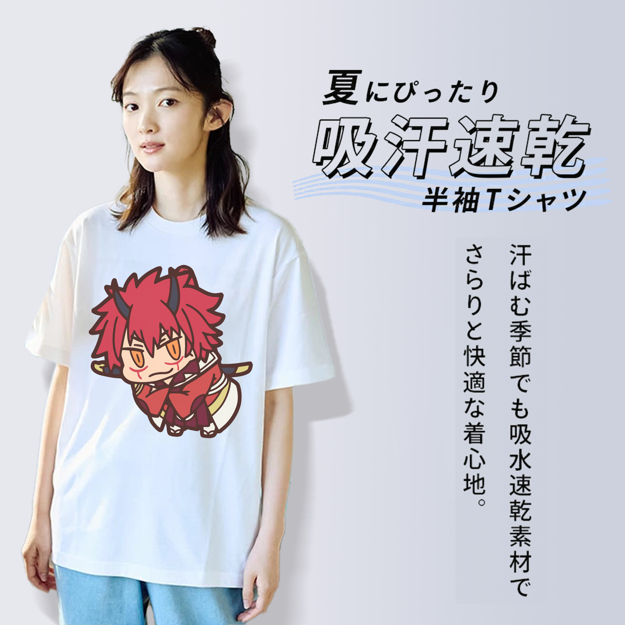 転スラ Regarding Reincarnated to Slime 綿100％半袖Tシャツ（フロントプリント）
