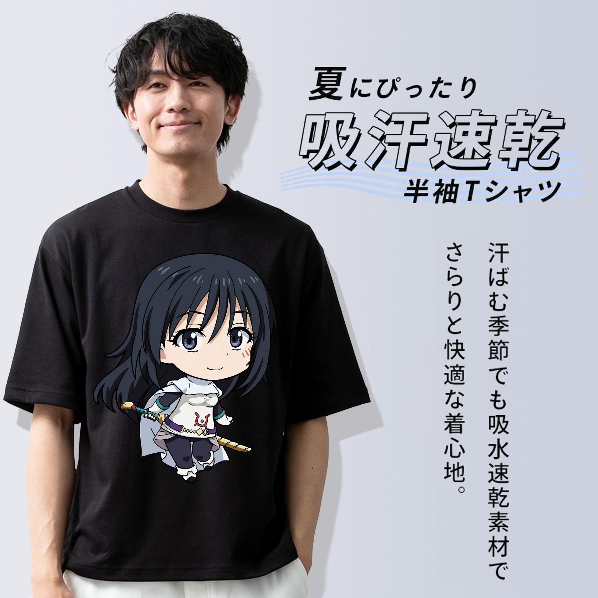 転スラ Regarding Reincarnated to Slime 綿100％半袖Tシャツ（フロントプリント）