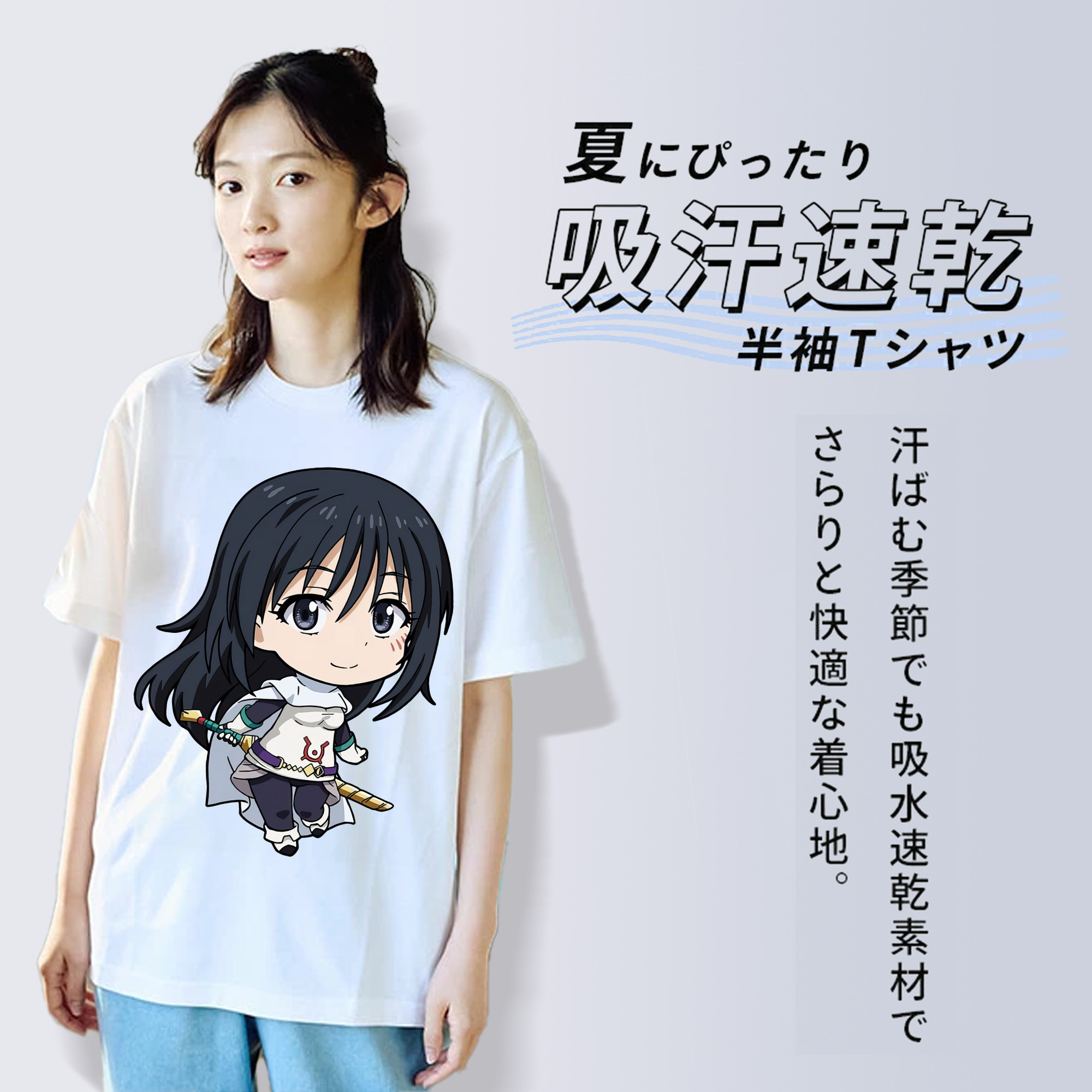 転スラ Regarding Reincarnated to Slime 綿100％半袖Tシャツ（フロントプリント）