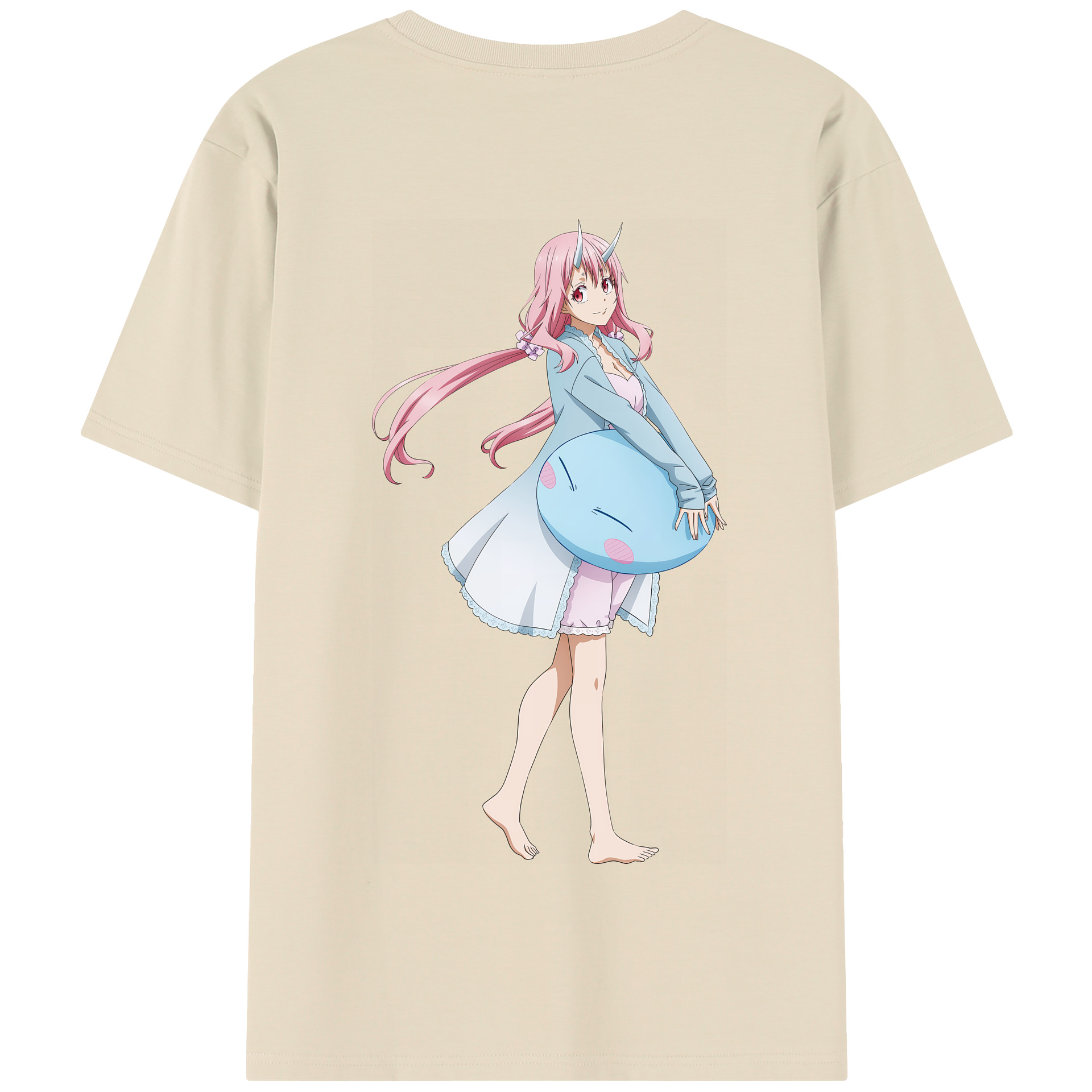 （画像用） 転スラ Regarding Reincarnated to Slime 綿100％半袖Tシャツ（背面プリント）