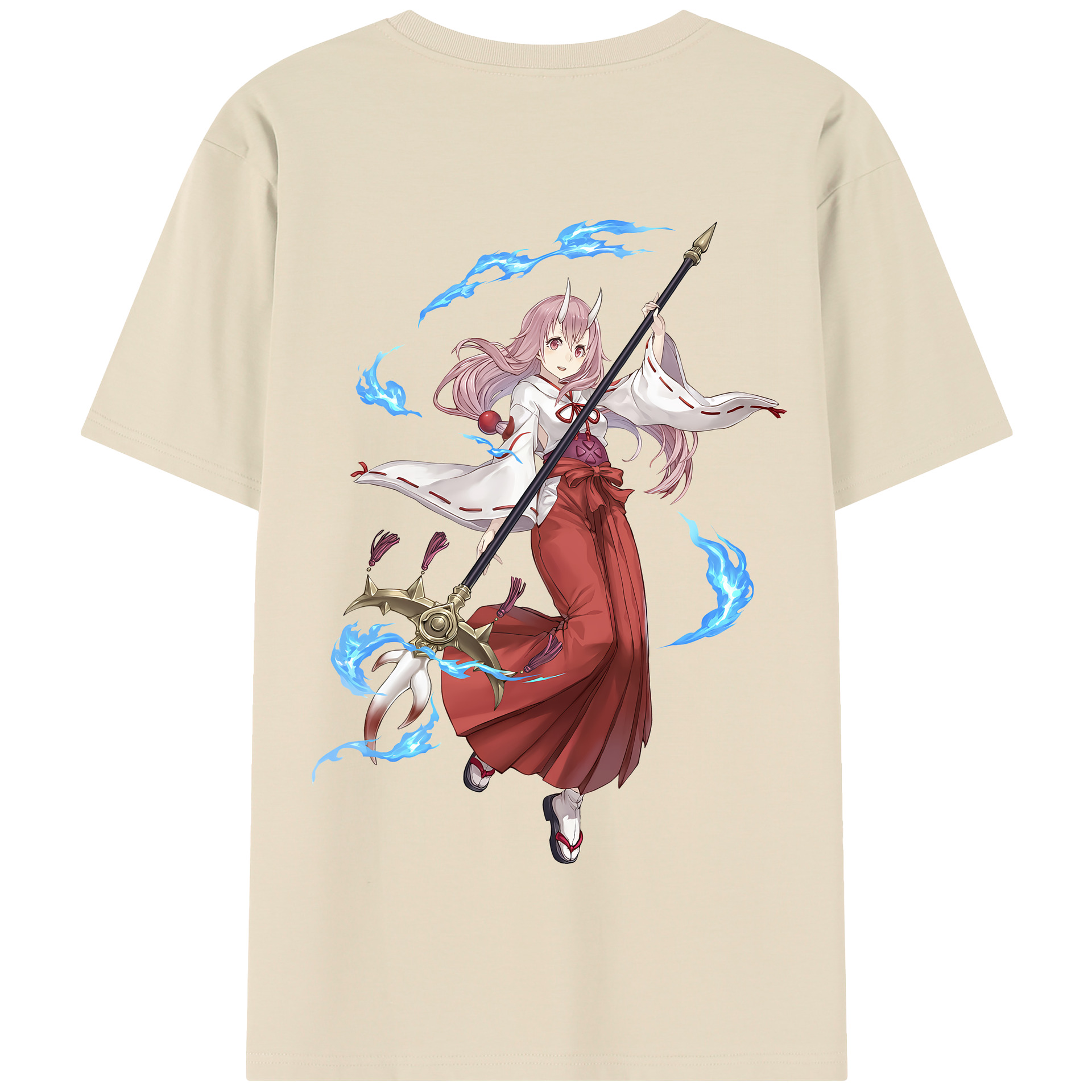 （画像用） 転スラ Regarding Reincarnated to Slime 綿100％半袖Tシャツ（背面プリント）