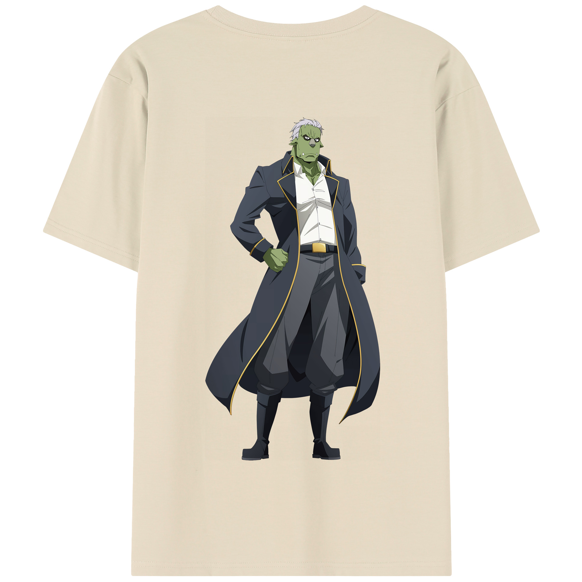 （画像用） 転スラ Regarding Reincarnated to Slime 綿100％半袖Tシャツ（背面プリント）