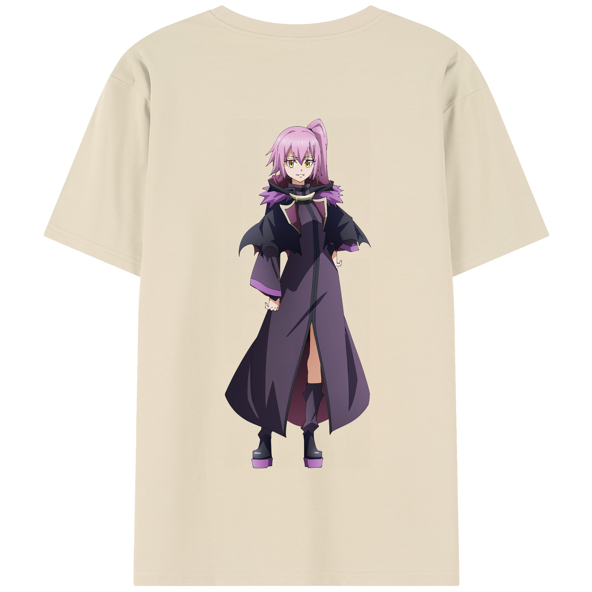 （画像用） 転スラ Regarding Reincarnated to Slime 綿100％半袖Tシャツ（背面プリント）