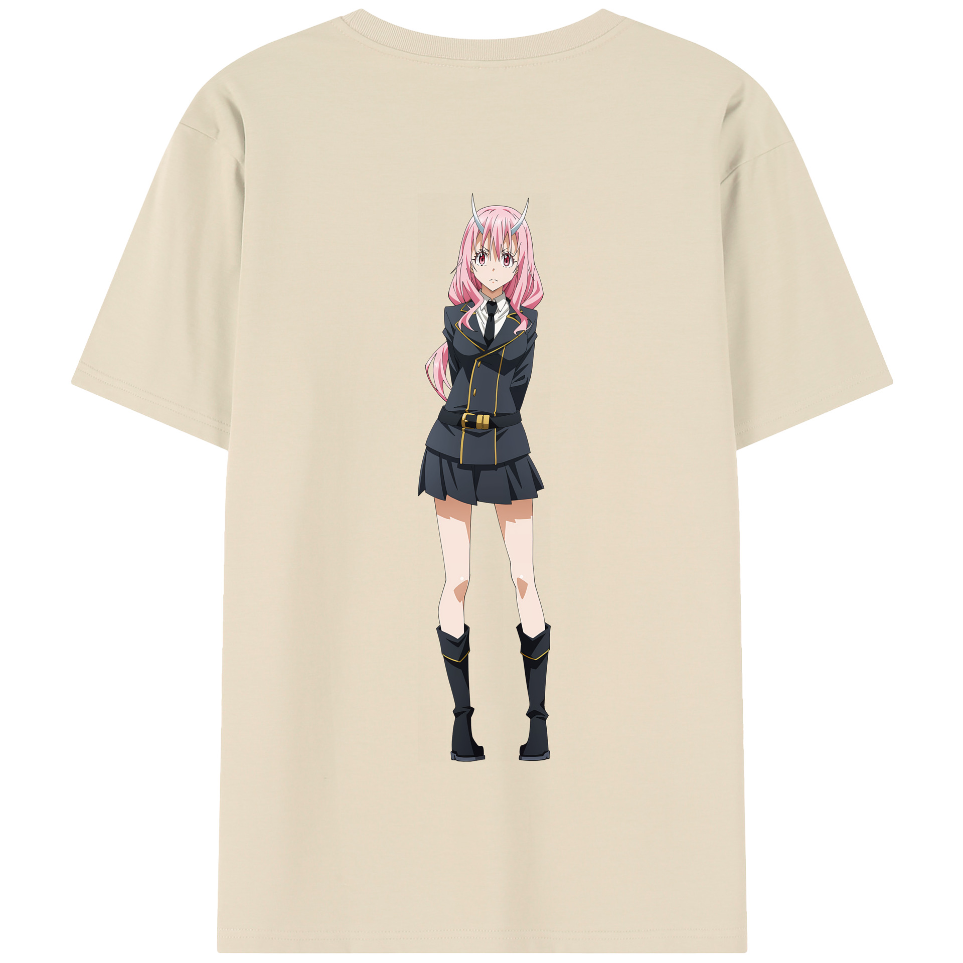 （画像用） 転スラ Regarding Reincarnated to Slime 綿100％半袖Tシャツ（背面プリント）