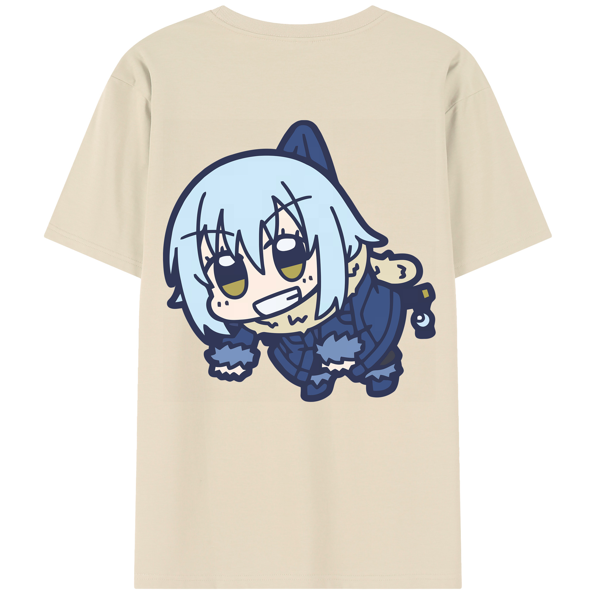 （画像用） 転スラ Regarding Reincarnated to Slime 綿100％半袖Tシャツ（背面プリント）