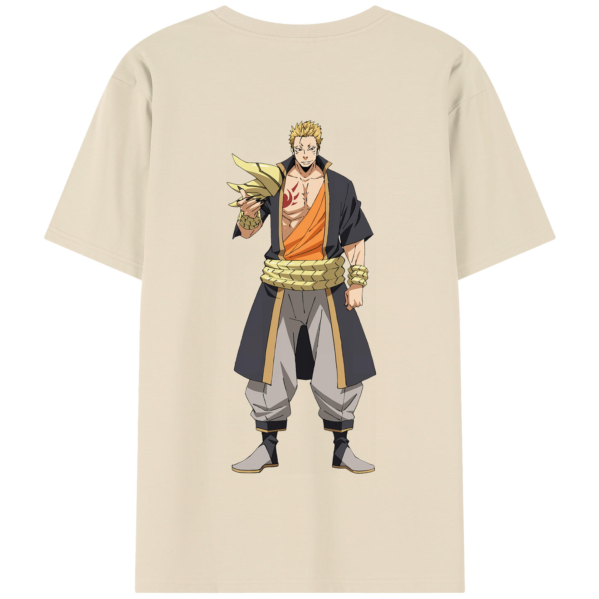 （画像用） 転スラ Regarding Reincarnated to Slime 綿100％半袖Tシャツ（背面プリント）