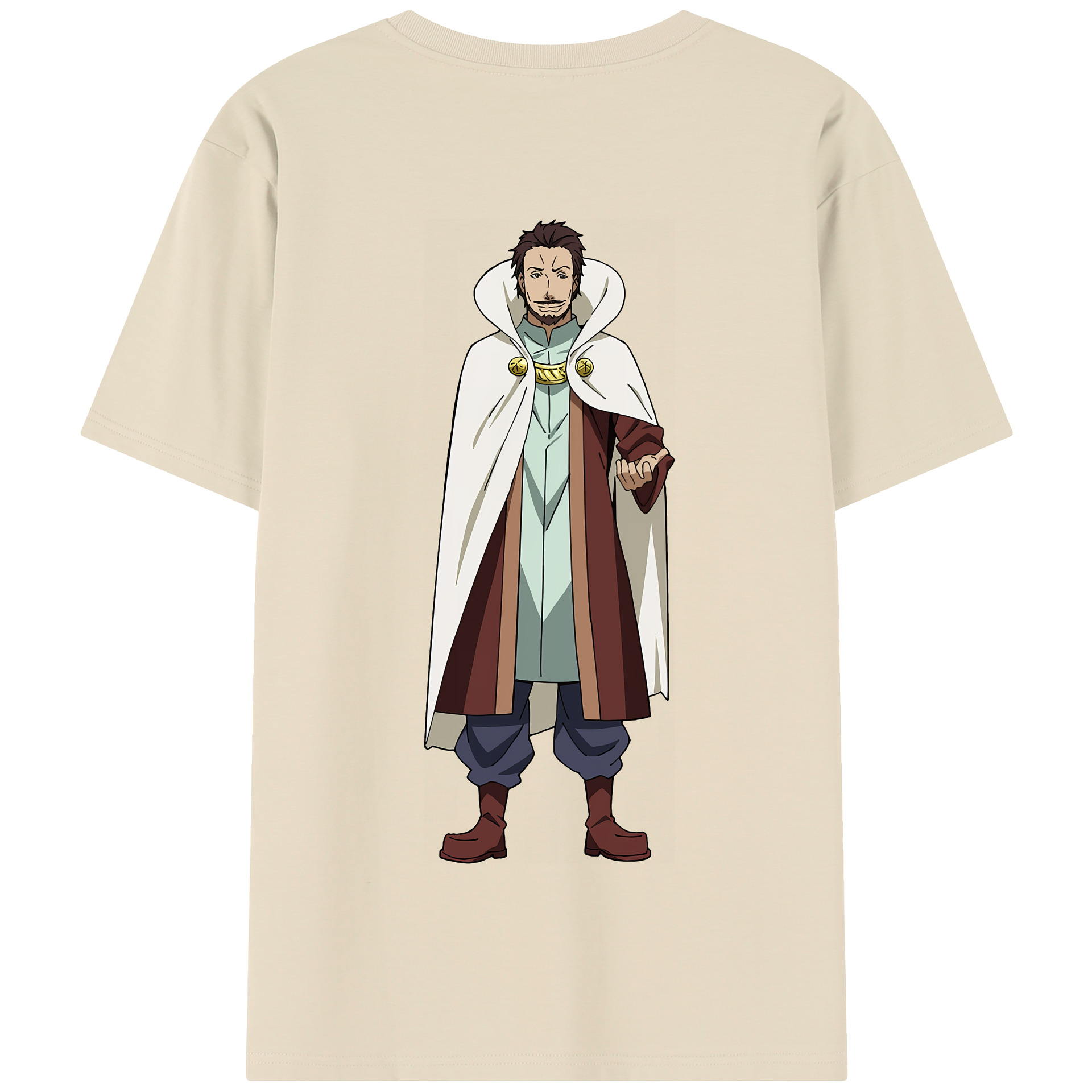 （画像用） 転スラ Regarding Reincarnated to Slime 綿100％半袖Tシャツ（背面プリント）
