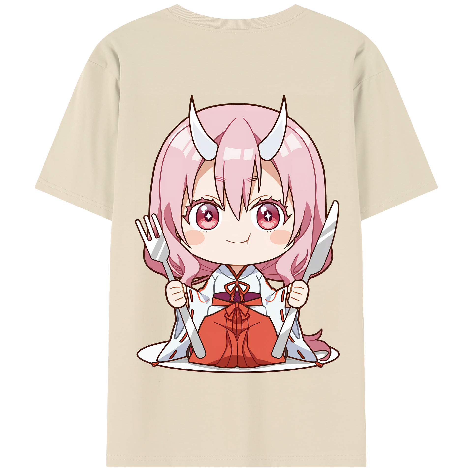 （画像用） 転スラ Regarding Reincarnated to Slime 綿100％半袖Tシャツ（背面プリント）