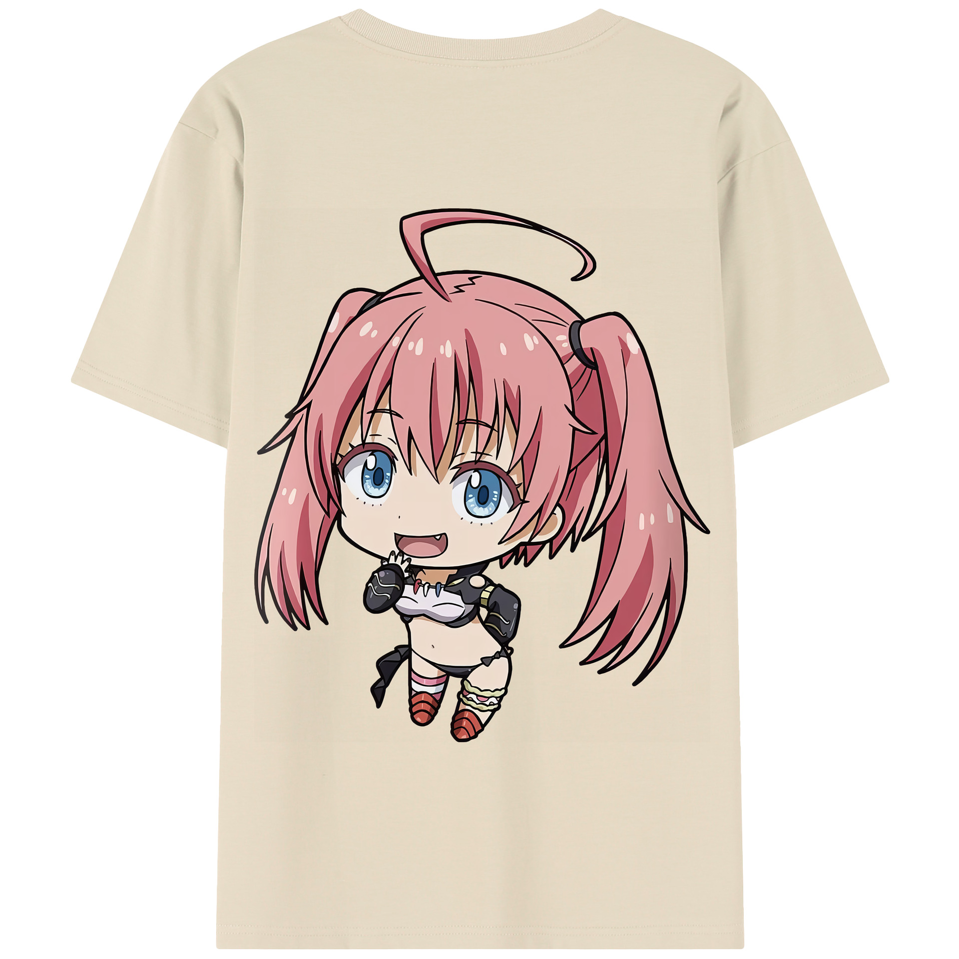 （画像用） 転スラ Regarding Reincarnated to Slime 綿100％半袖Tシャツ（背面プリント）