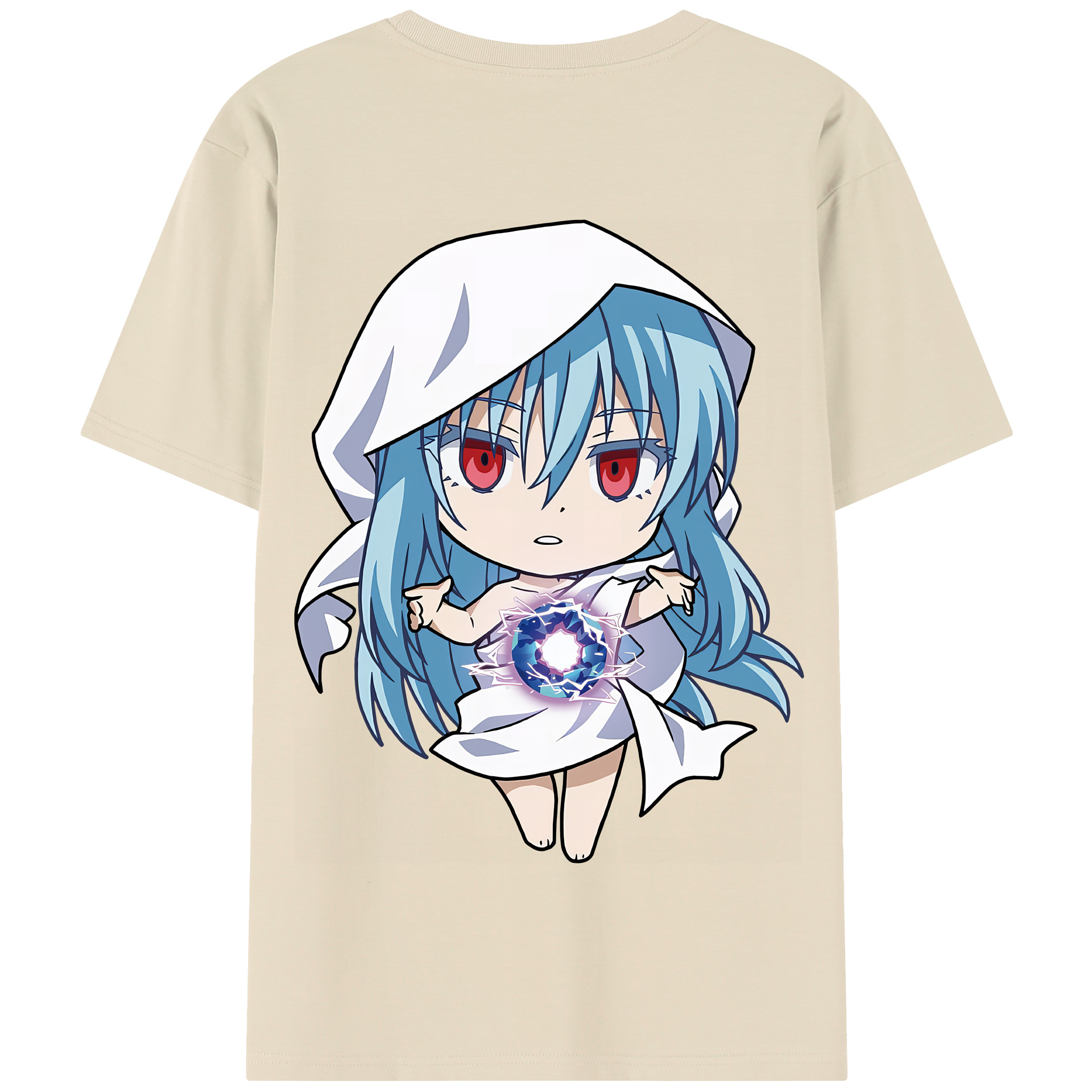 （画像用） 転スラ Regarding Reincarnated to Slime 綿100％半袖Tシャツ（背面プリント）