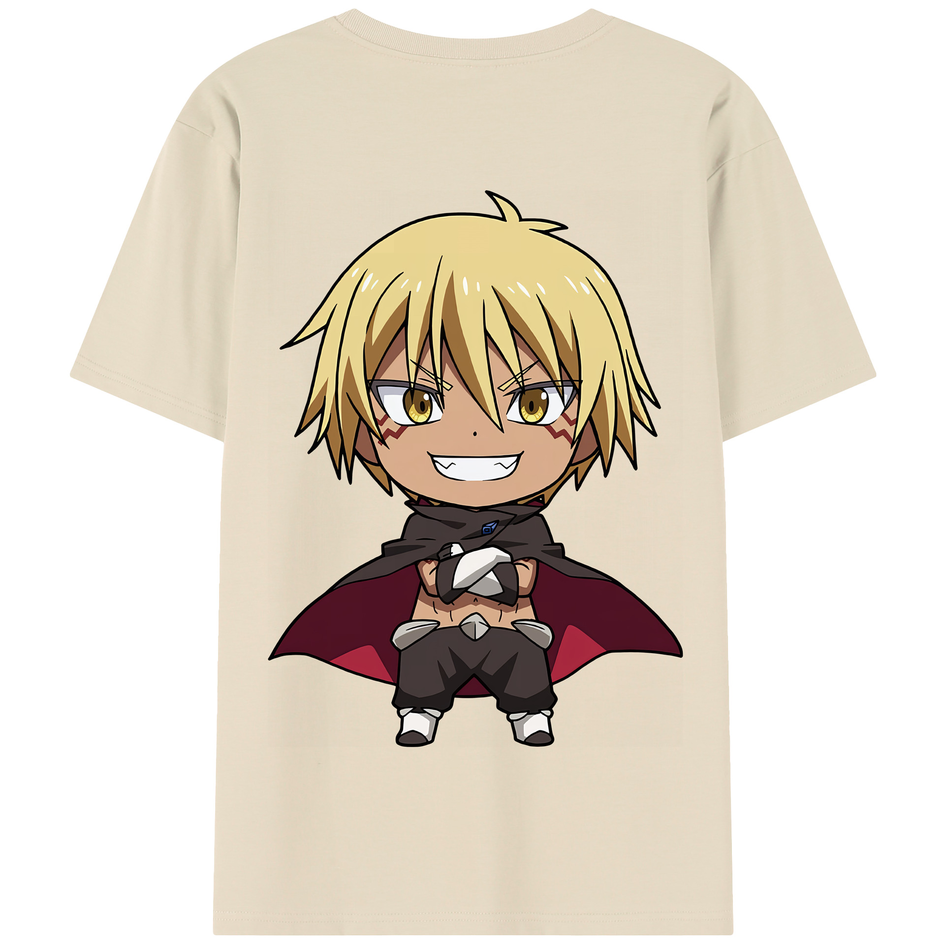 （画像用） 転スラ Regarding Reincarnated to Slime 綿100％半袖Tシャツ（背面プリント）