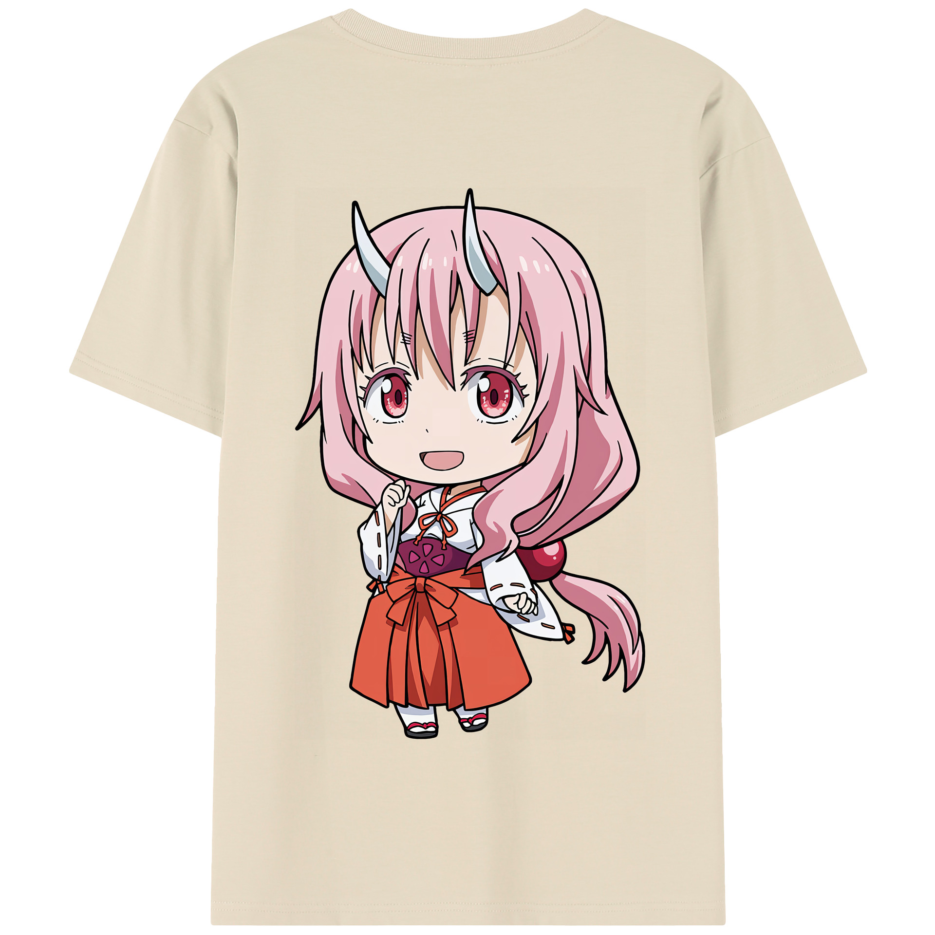 （画像用） 転スラ Regarding Reincarnated to Slime 綿100％半袖Tシャツ（背面プリント）