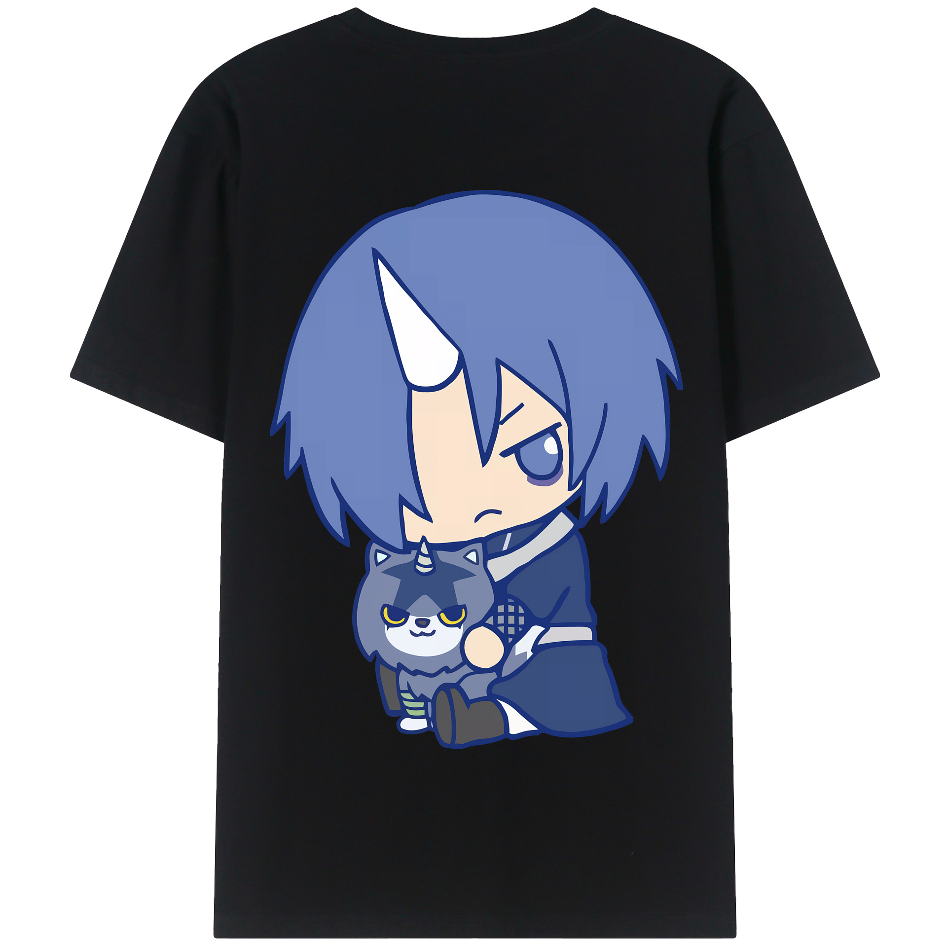 （画像用） 転スラ Regarding Reincarnated to Slime 綿100％半袖Tシャツ（背面プリント）