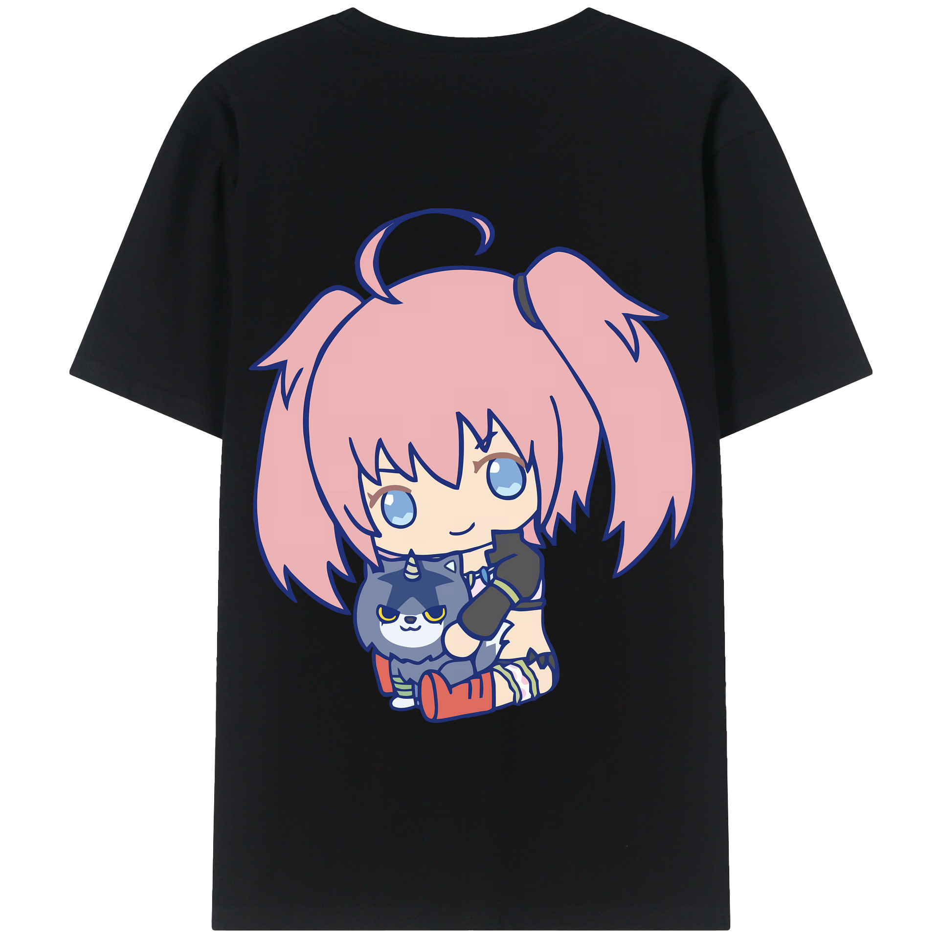 （画像用） 転スラ Regarding Reincarnated to Slime 綿100％半袖Tシャツ（背面プリント）