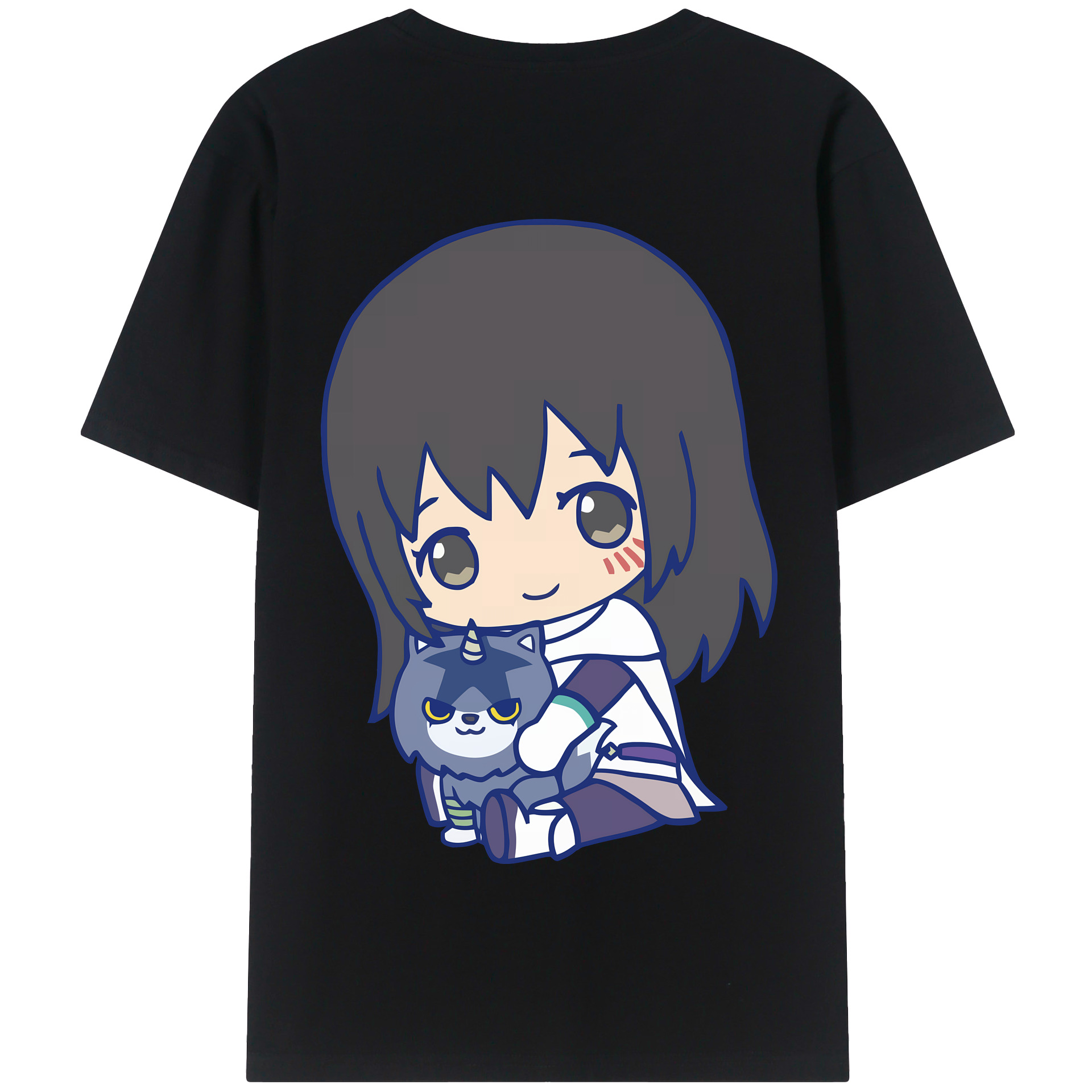 （画像用） 転スラ Regarding Reincarnated to Slime 綿100％半袖Tシャツ（背面プリント）